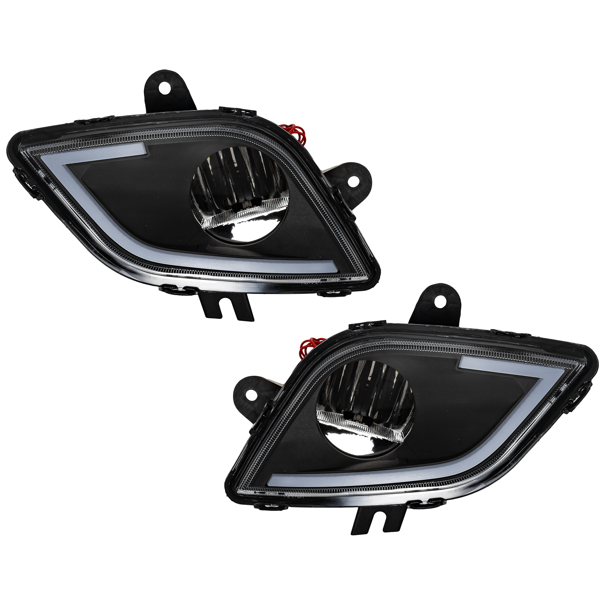 AM CASCADIA 18-22 FRONT FOG LAMP RH AND LH Lens and Housing LED SKU SET RF10750041 HDU OEM Heavy Duty