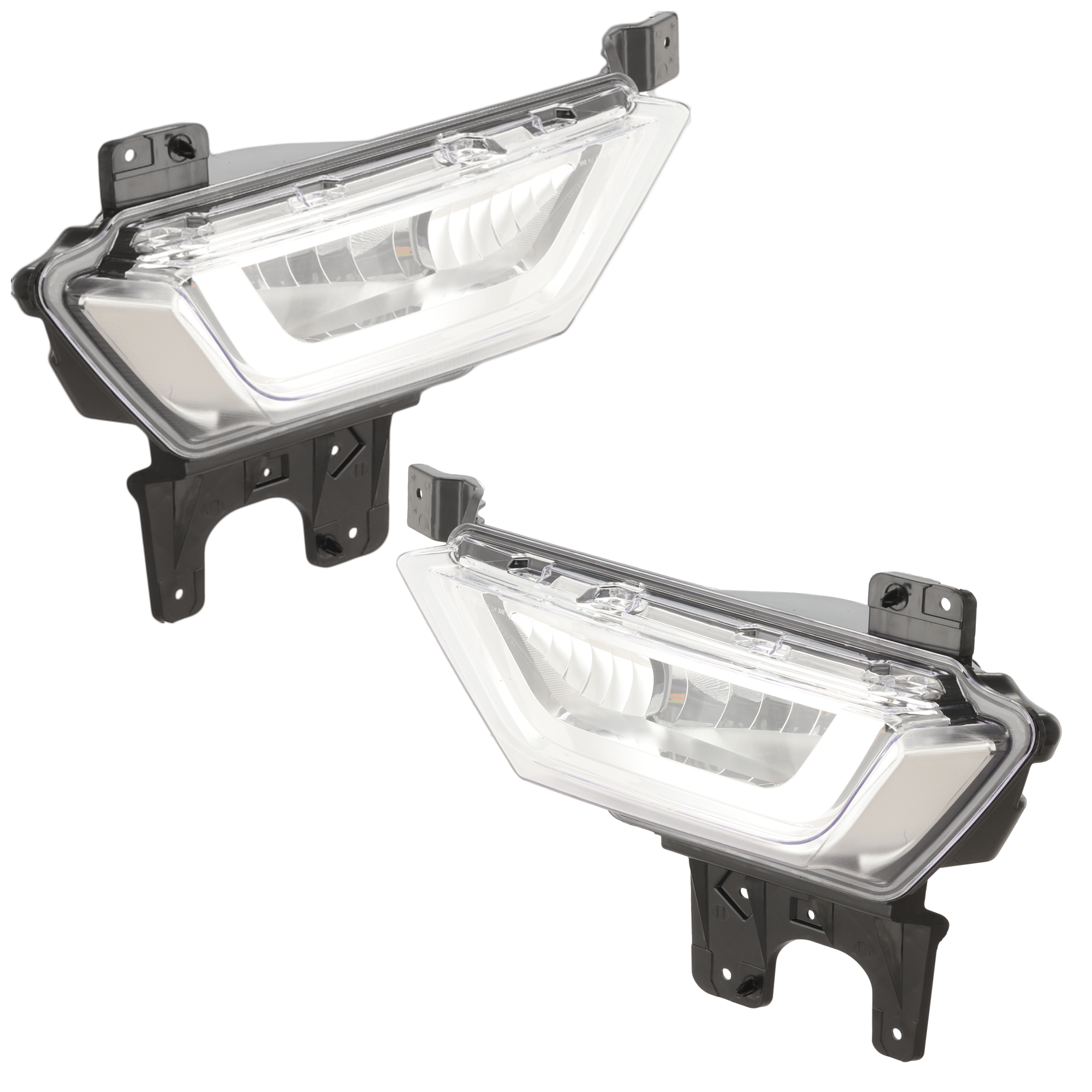 AM F 150-21-23 FOG LAMP RH AND LH Assembly Halogen Exc. Raptor Model SKU SET RF10750047A Partslink FO2593258 FO2592258 OEM ML3Z15200A ML3Z15201A