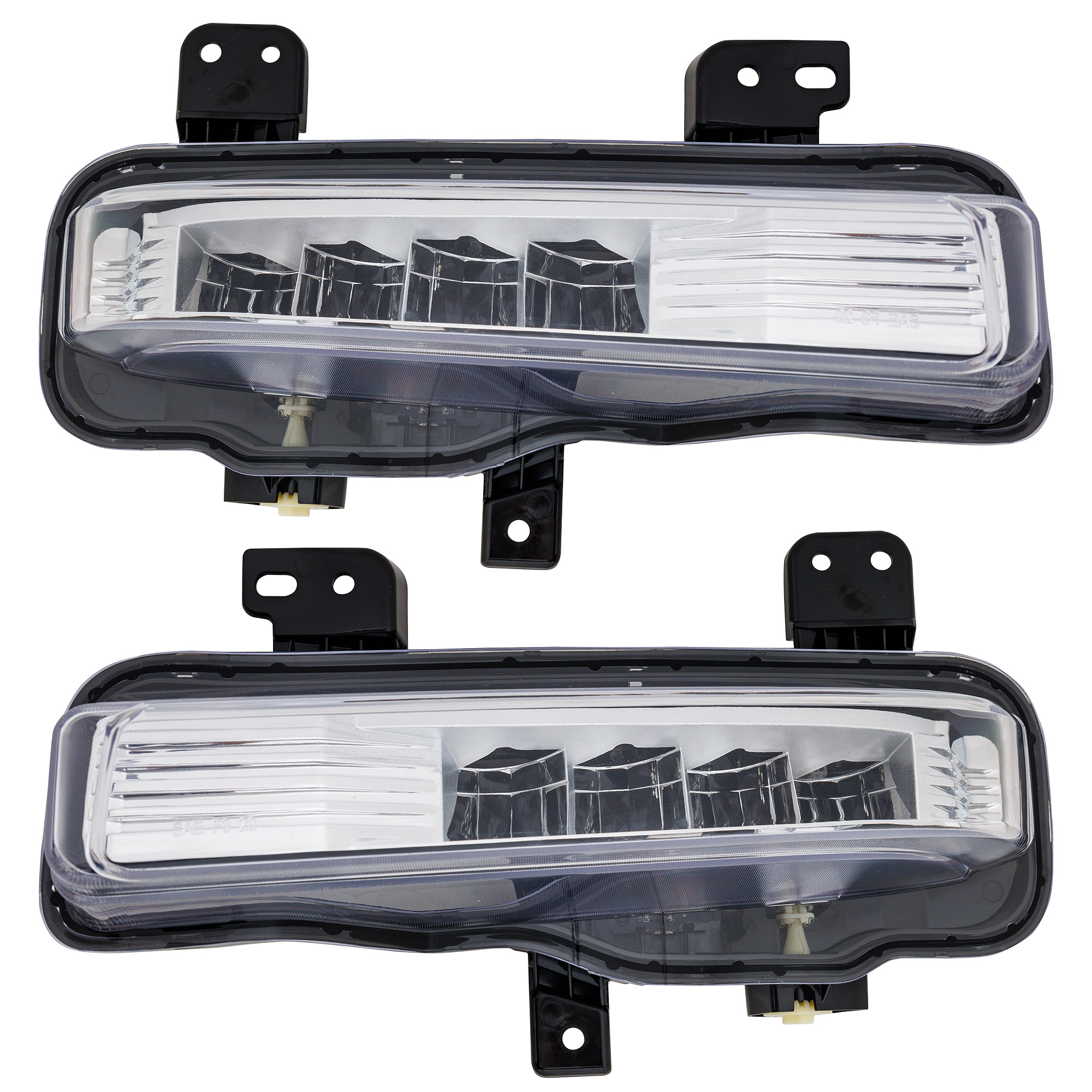 AM EXPLORER 20-24 FRONT FOG LAMP RH AND LH Assembly LED CAPA SKU SET RF10750053AQ Partslink FO2593254C FO2592254C OEM LB5Z15200C LB5Z15200E LB5Z1520