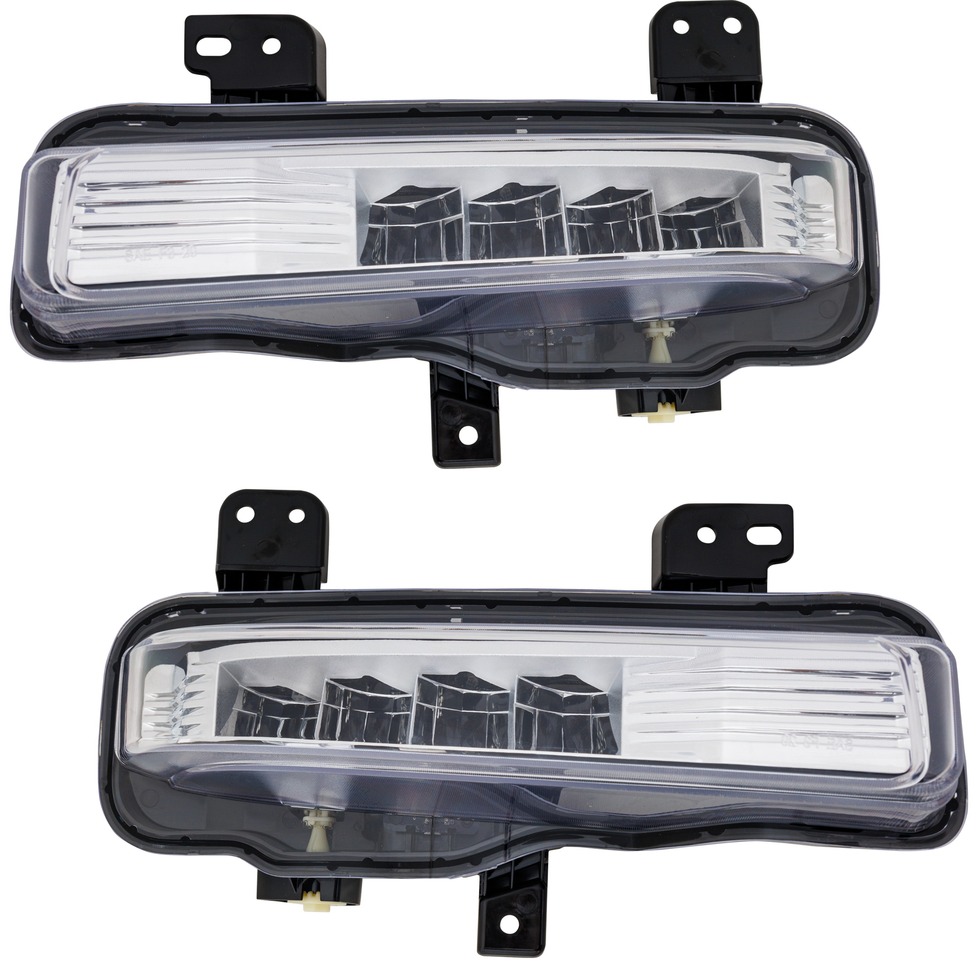 AM EXPLORER 20-24 FRONT FOG LAMP RH AND LH Assembly LED SKU SET RF10750053A Partslink FO2593254 FO2592254 OEM LB5Z15200C LB5Z15200E LB5Z1520