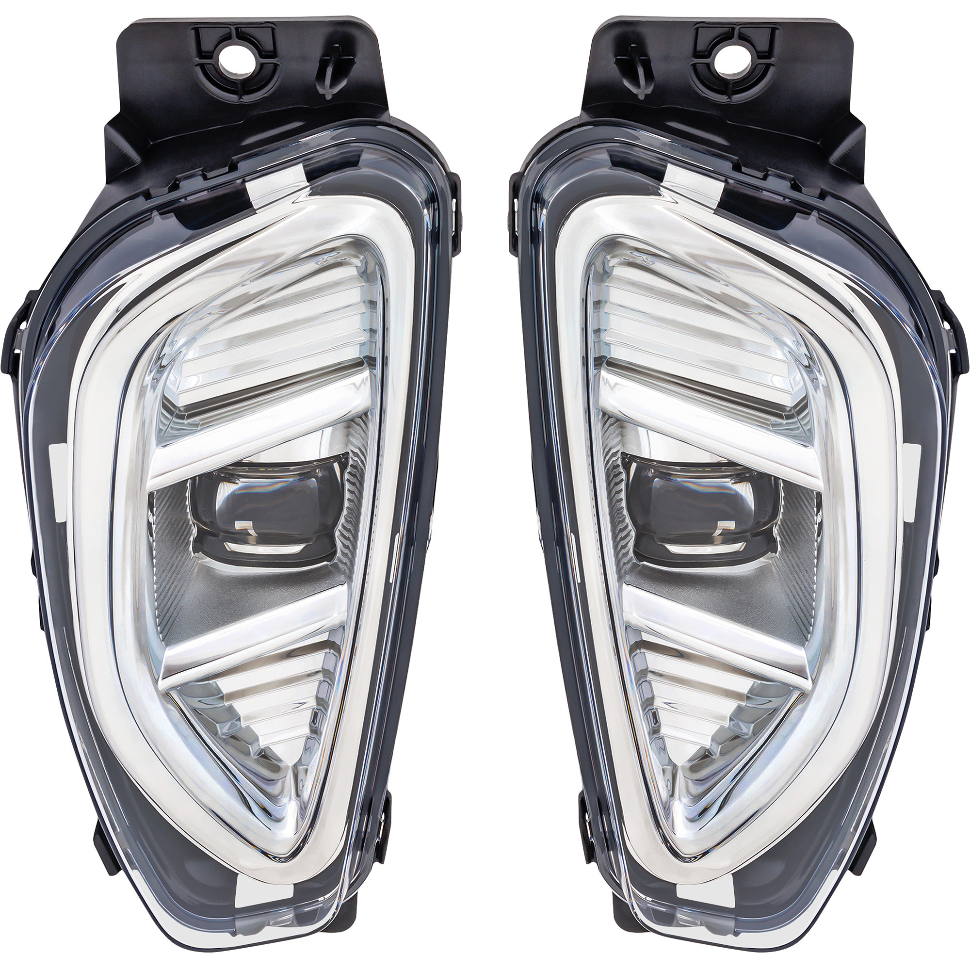 AM ESCAPE 20-22 FRONT FOG LAMP RH AND LH Assembly LED SKU SET RF10750087A Partslink FO2593256 FO2592256 OEM LJ6Z15200C LJ6Z15201C