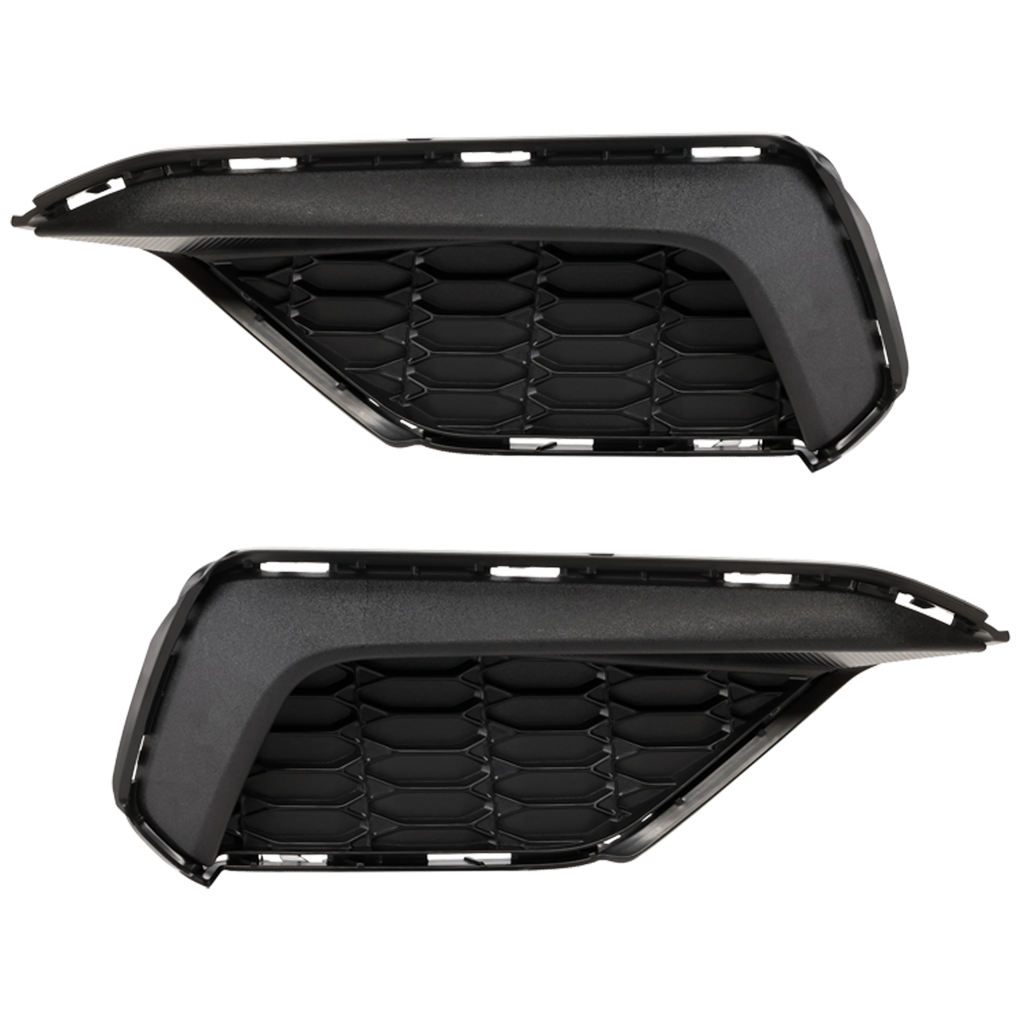 AM MUSTANG 23-25 FOG LAMP COVER RH AND LH Primed Ecoboost Ecoboost Premium Models SKU SET RF10770023 Partslink FO1038237 FO1039237 OEM PR3Z17B968AA PR3Z17E811AA