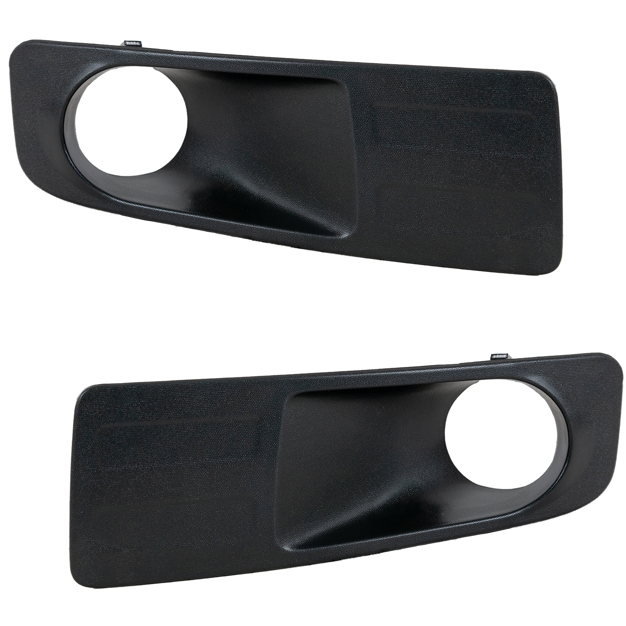 AM FUSION 07-09 FRONT FOG LAMP MOLDING RH AND LH Black From 9-5-06 SKU SET RF10790007 Partslink FO1039104 FO1038104 OEM 6E5Z17E810CA 6E5Z17E811CA