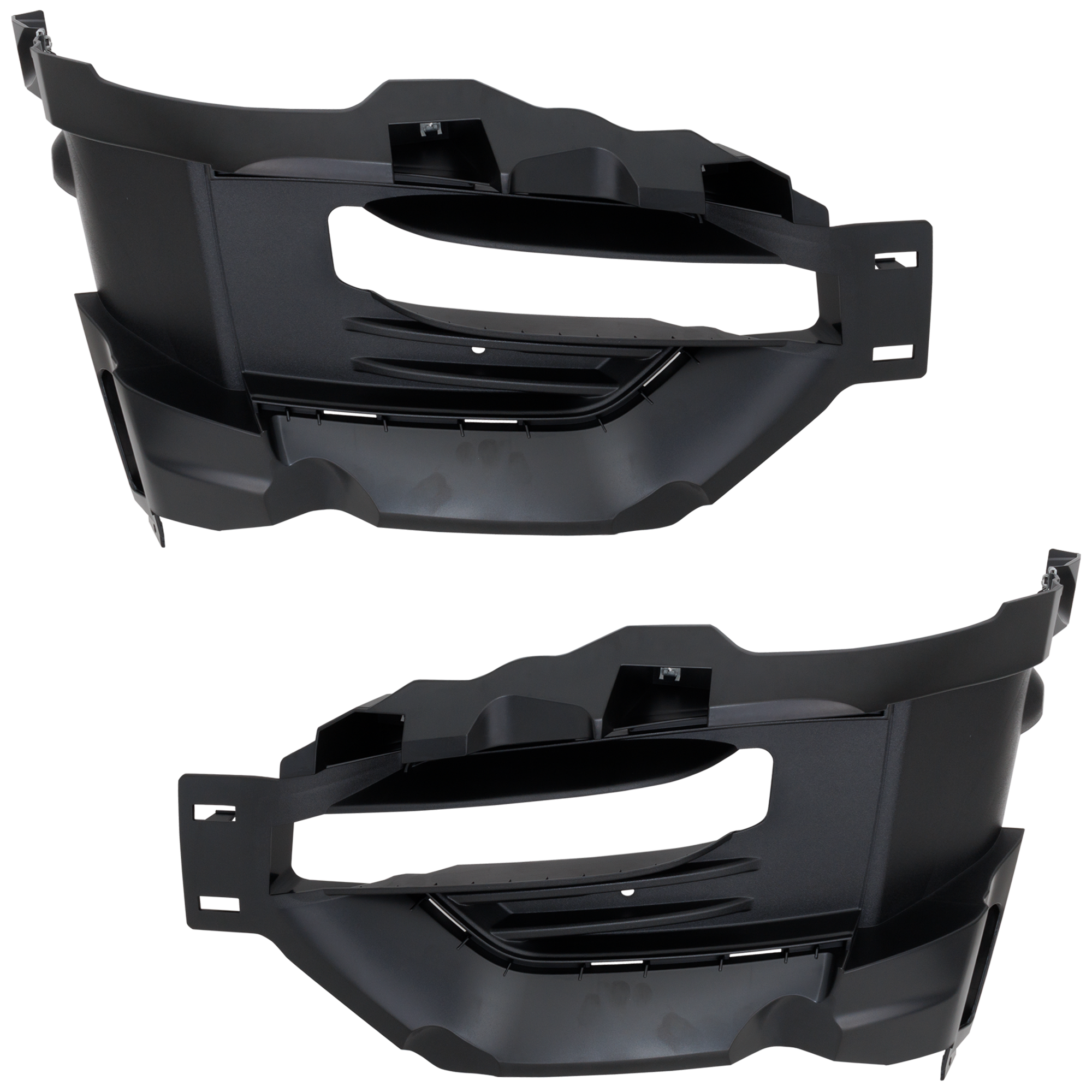 AM EXPLORER POLICE INTERCEPTOR UTILITY 20-24 FOG LAMP MOLDING RH AND LH Textured Black CAPA SKU SET RF10810003Q Partslink FO1039194C FO1038194C OEM LB5Z15266AB LB5Z15266AA