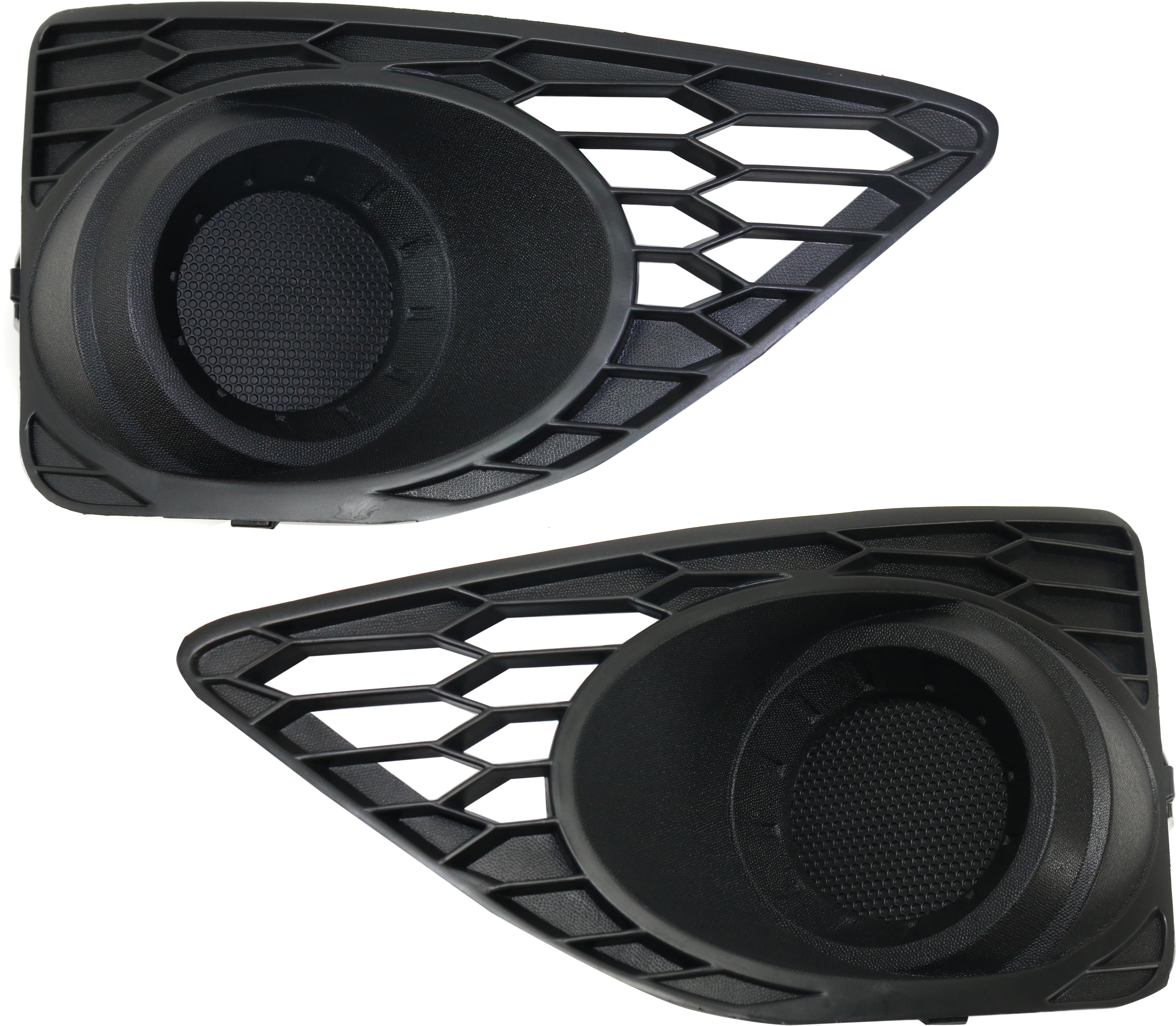 AM FUSION 10-12 FRONT FOG LAMP COVER RH AND LH Black w o fog light hole SKU SET RF10860005 Partslink FO1039141 FO1038141 OEM AE5Z17E810FA AE5Z17E811FA