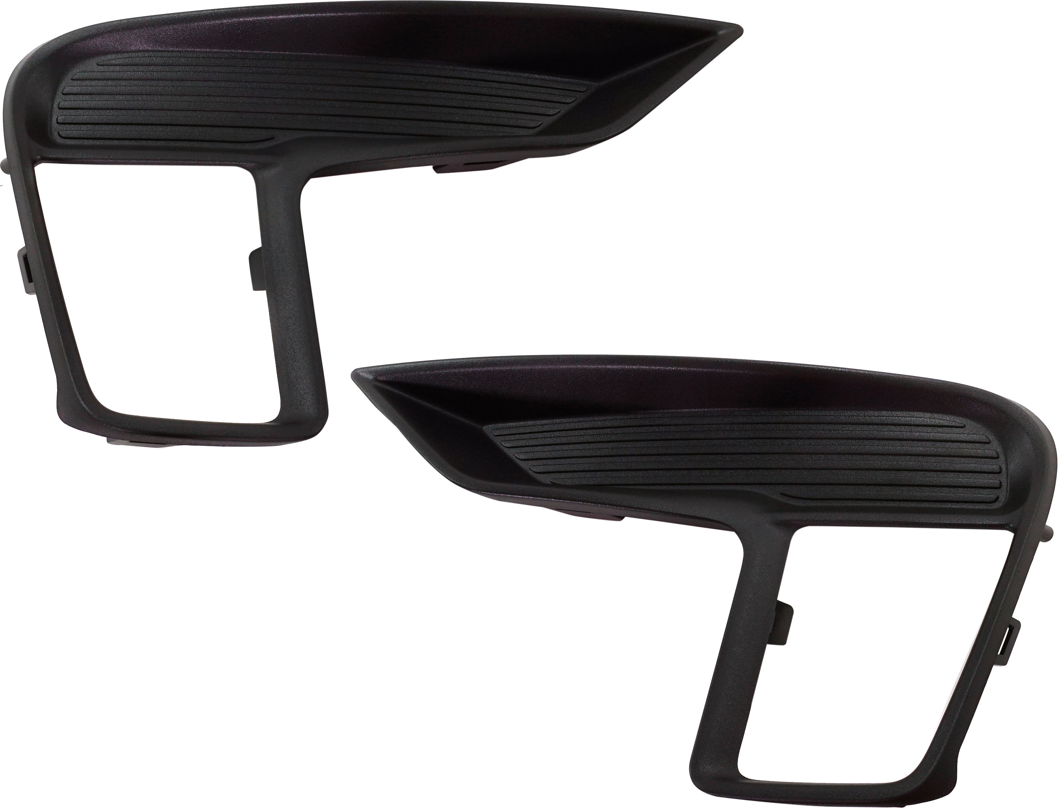 AM EXPLORER 18-19 FOG LAMP COVER RH AND LH Textured Black SKU SET RF10860007 Partslink FO1039180 FO1038180 OEM JB5Z17B968AA JB5Z17E811AA