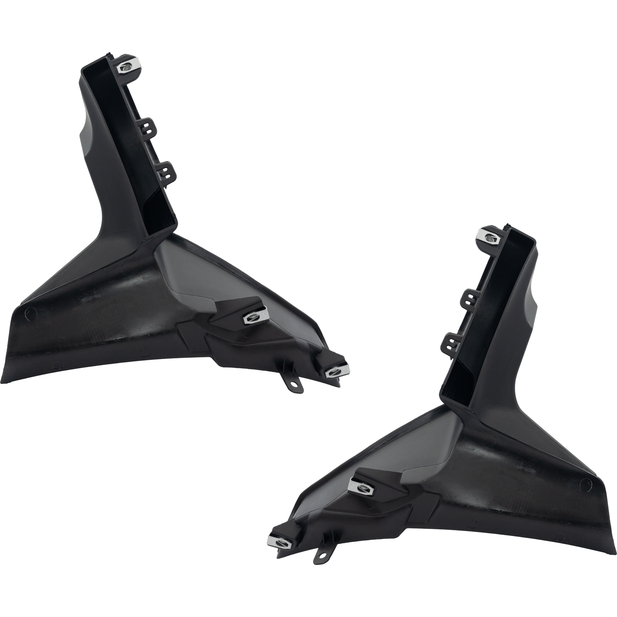 AM F 150-18-20 HEAD LAMP BRACKET RH AND LH Air Duct All Cab Types SKU SET RF10980005 Partslink FO1208102 FO1209102 OEM JL3Z17F803A JL3Z17F804A
