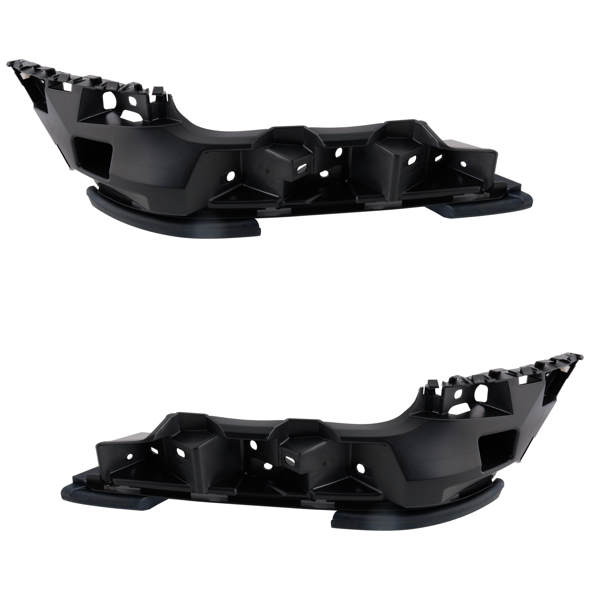 AM F 150-15-17 HEAD LAMP BRACKET RH AND LH w o Wheel Opening Moldings All Cab Types SKU SET RF10990005 Partslink FO1043157 FO1042157 OEM FL3Z17C947E FL3Z17C947J