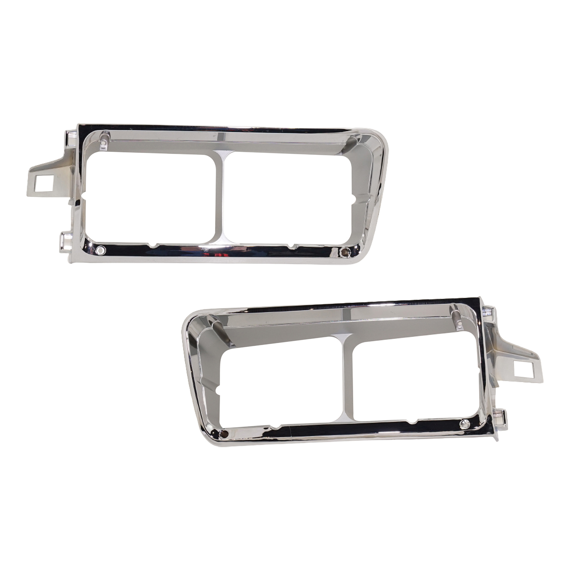 AM FLD SERIES 90-02 HEAD LAMP BEZEL RH AND LH SKU SET RF11190005 HD Partslink FL2511102 FL2510102 OEM 615233001-615233000