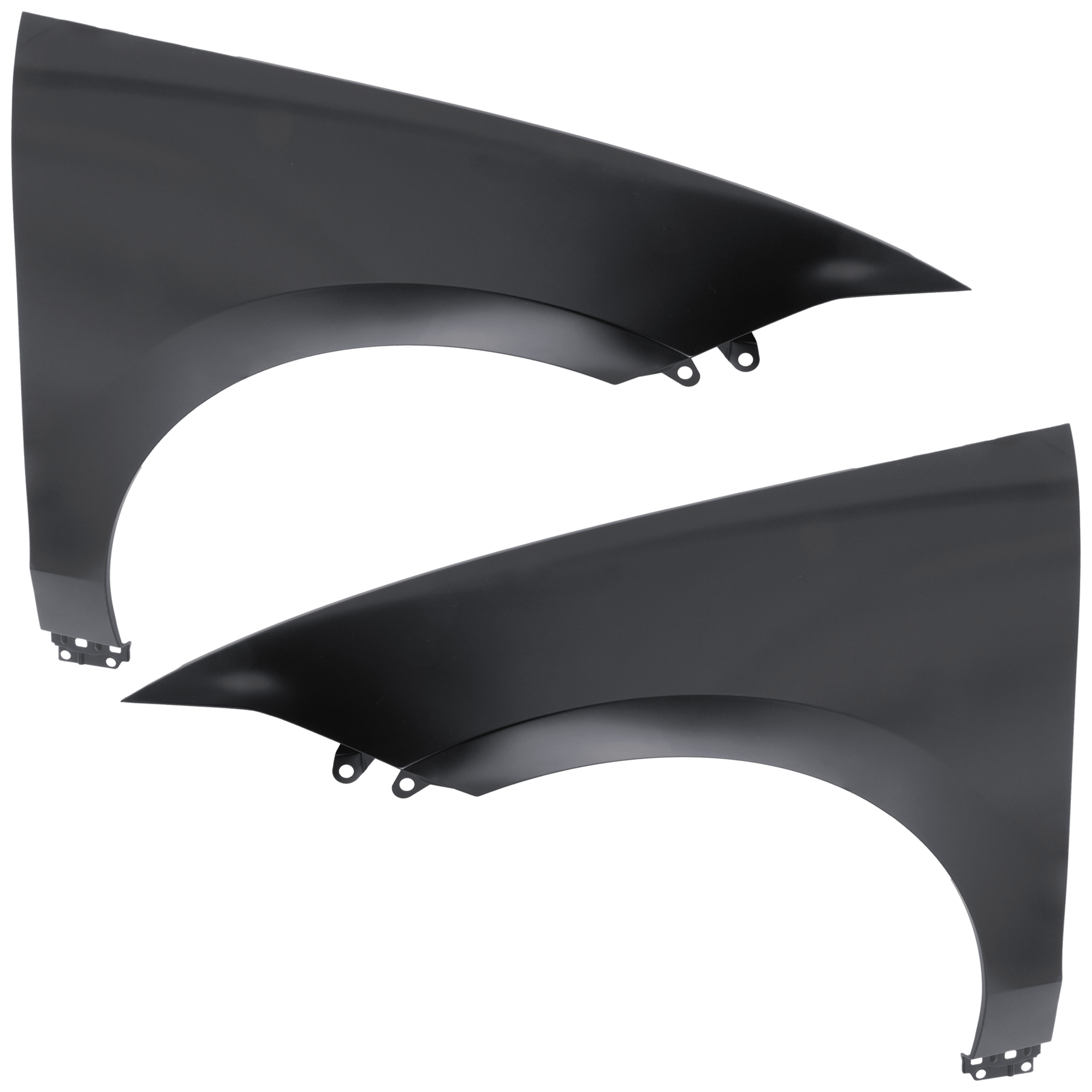 AM IONIQ 6-23-24 FRONT FENDER RH AND LH Black Steel SKU SET RF22010055 Partslink HY1240192 HY1241192 OEM 66310KL001-66320KL001
