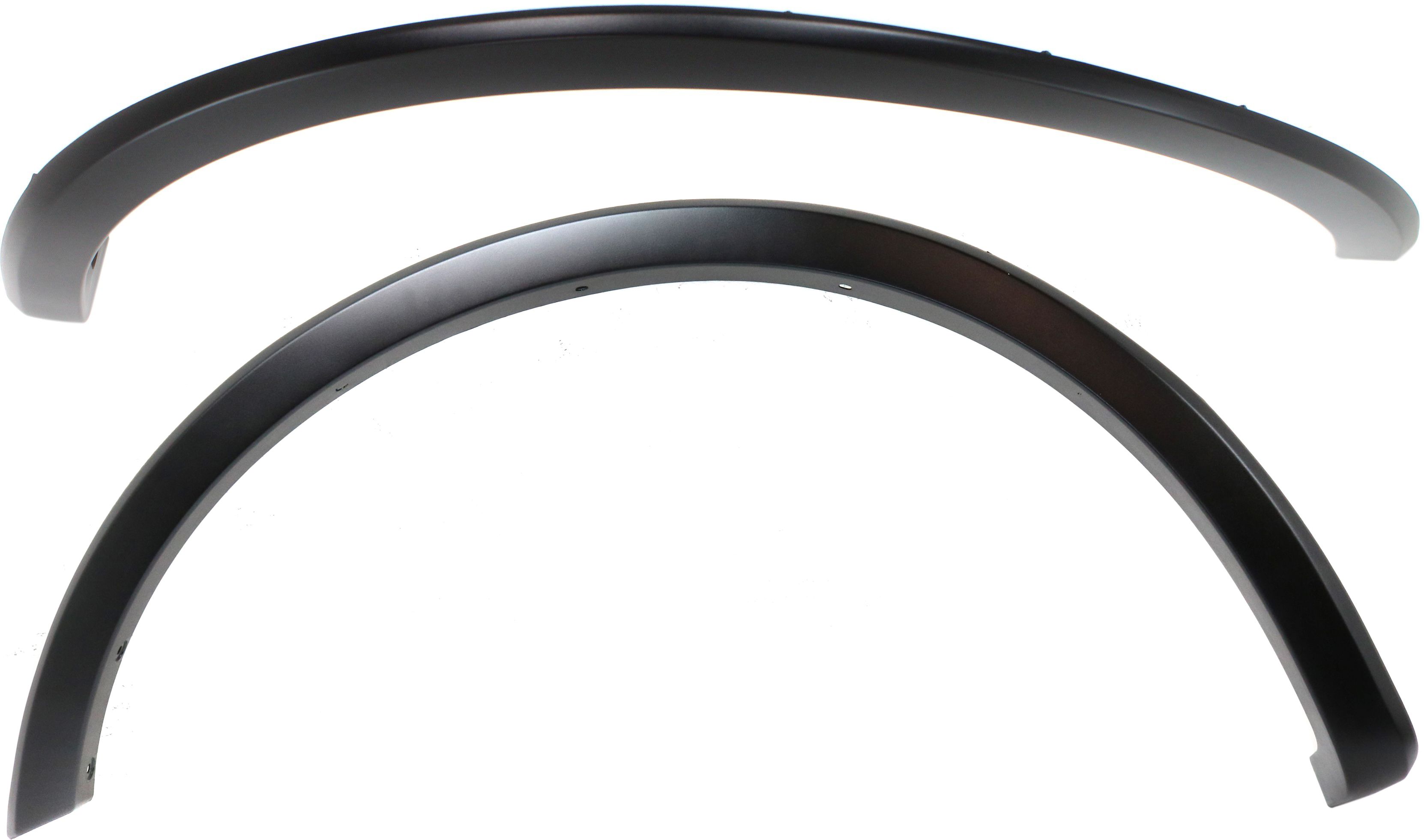 AM F 150-15-17 FRONT WHEEL OPENING MOLDING RH AND LH Primed Exc. Raptor Model SKU SET RF22130001 Partslink FO1291131 FO1290131 OEM FL3Z16038AA FL3Z16039AA