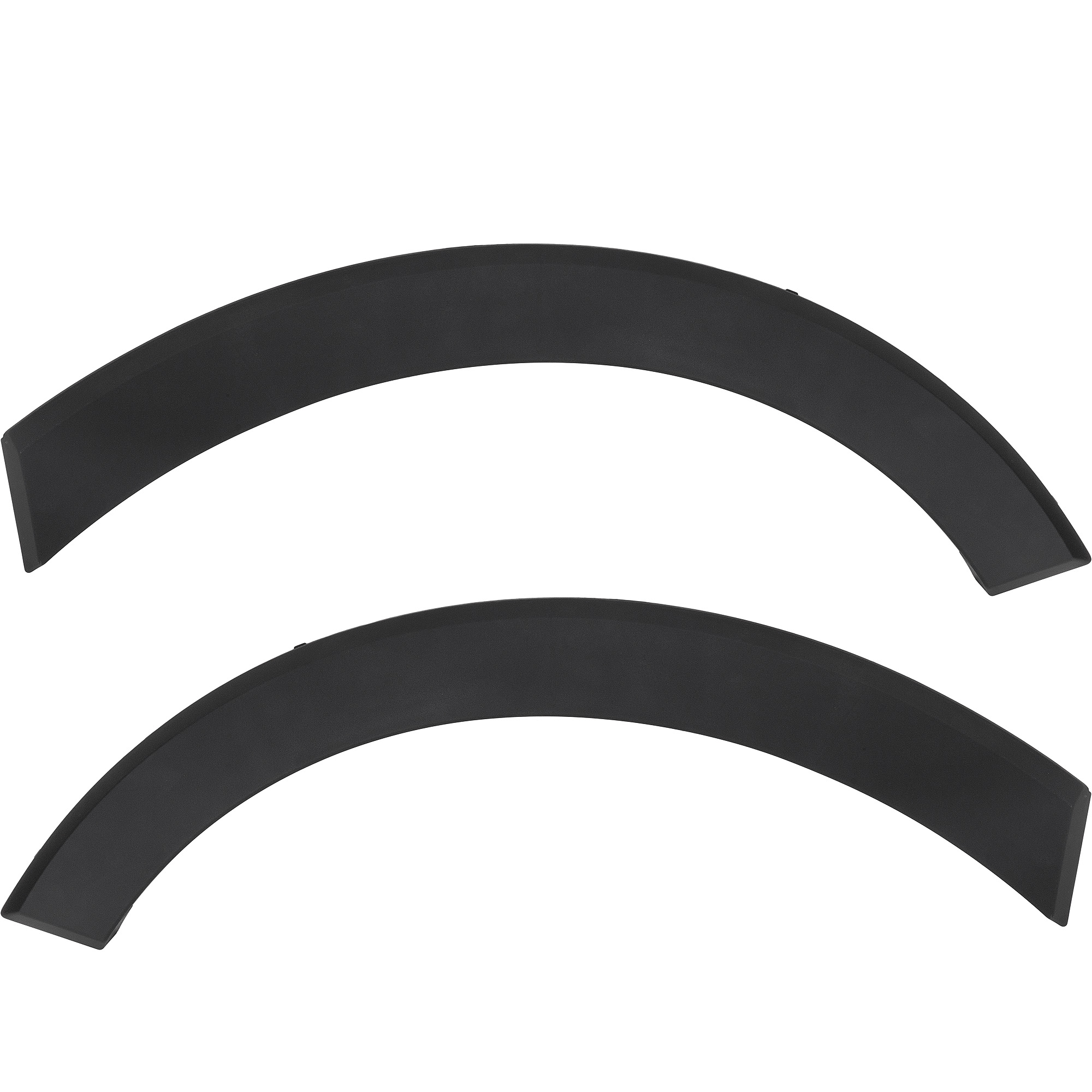 AM TRANSIT 150-250-350-20-21 FRONT WHEEL OPENING MOLDING RH AND LH OE Style Textured Black SKU SET RF22130029 Partslink FO1291142 FO1290142 OEM LK4Z61278L00AB LK4Z61278L01AA