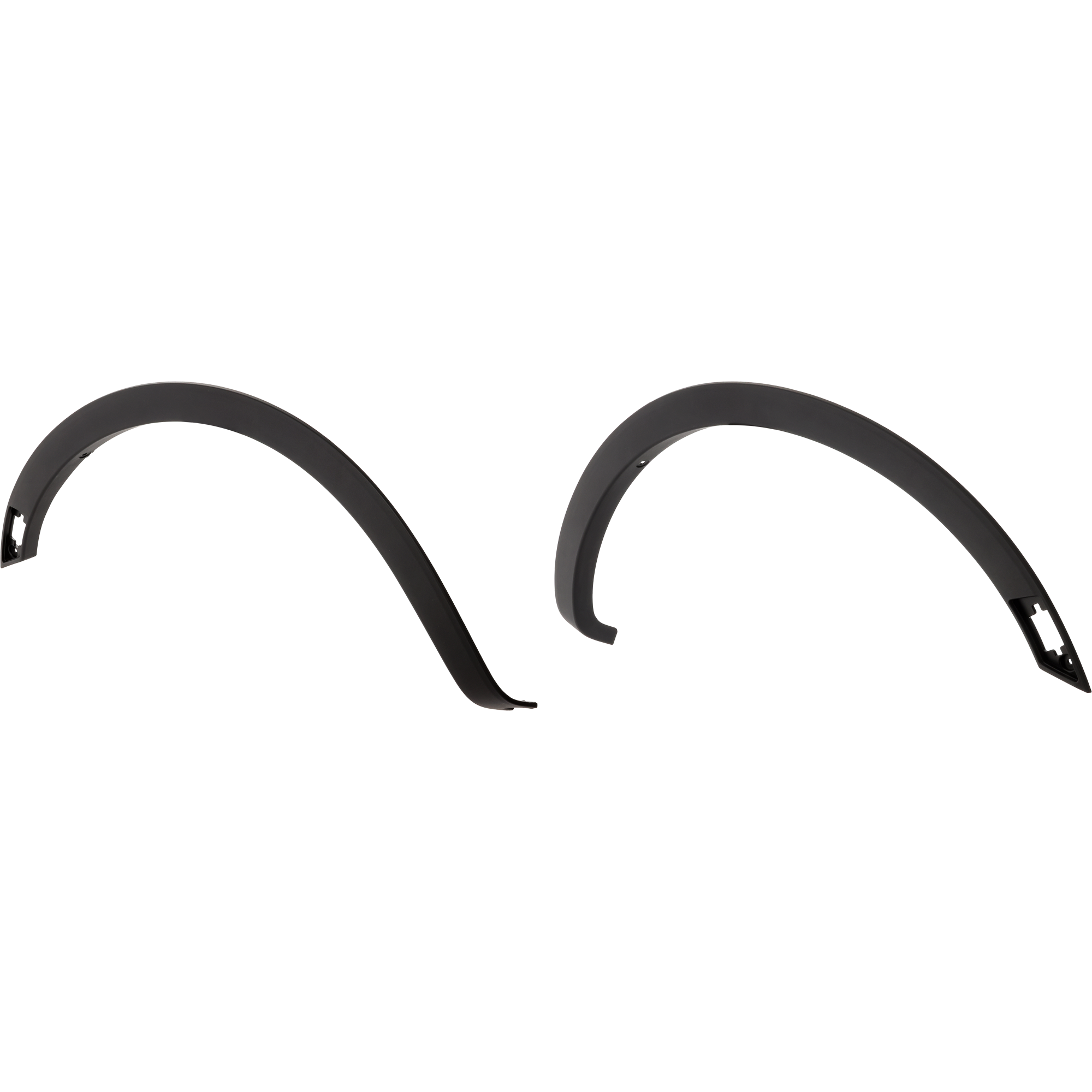 AM RANGER 21-23 FRONT WHEEL OPENING MOLDING RH AND LH OE Style Black XL Model w o Chrome Package CAPA SKU SET RF22130053Q Partslink FO1268103C FO1269103C OEM LB3Z16038BA LB3Z16039BA