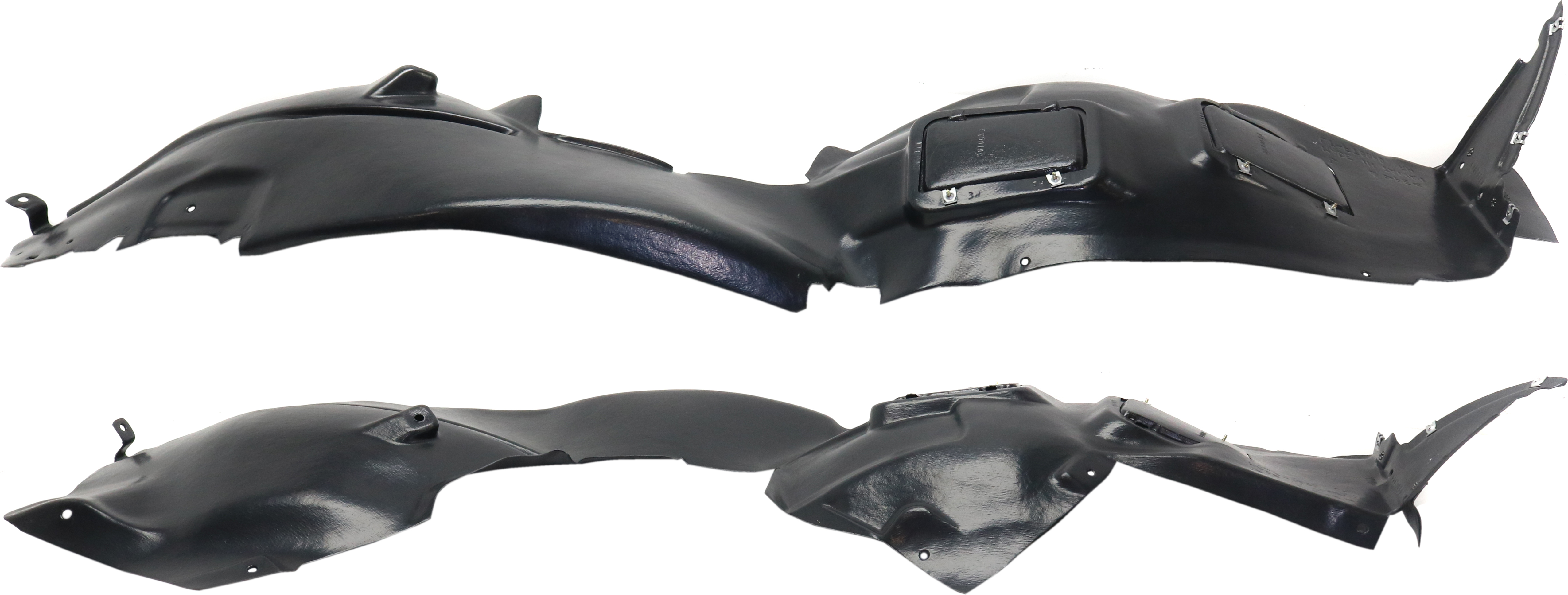 AM FIAT 500L 14-17 FRONT FENDER LINER RH AND LH Trekking Urbana Trekking Models SKU SET RF22210007 Partslink FI1248101 FI1249101 OEM 68225404AA PFM 68225405AA PFM