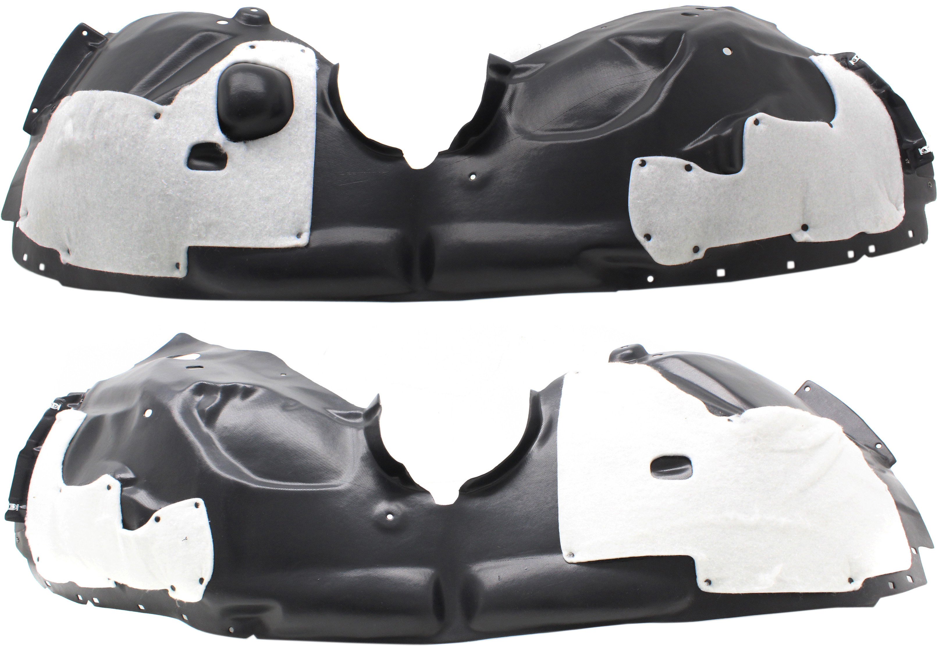 AM EDGE 15-18 FRONT FENDER LINER RH AND LH Sport Model 21 In. Wheels SKU SET RF22210011 Partslink FO1248175 FO1249175 OEM FT4Z16102E FT4Z16103D