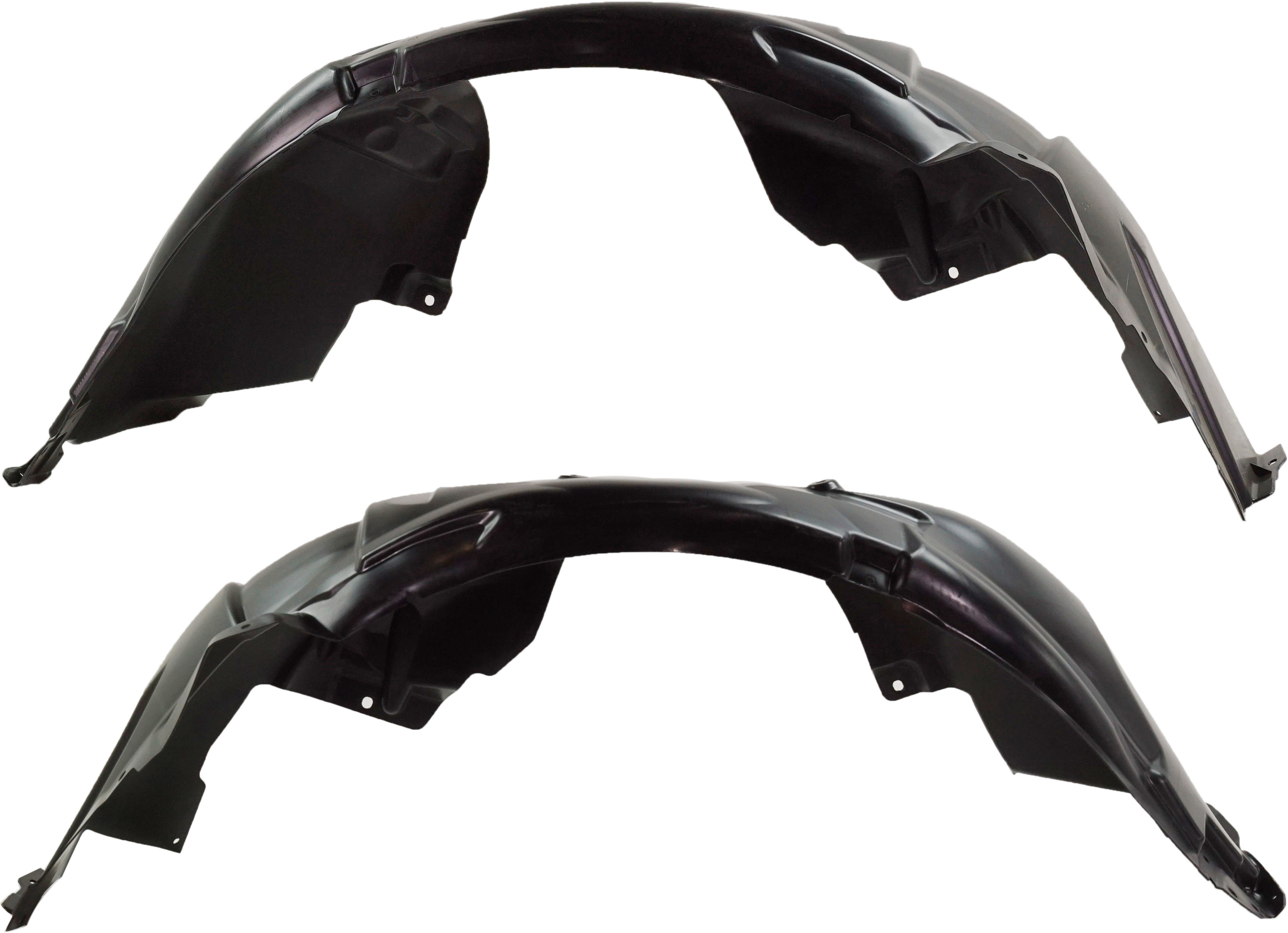 AM MUSTANG 15-15 FRONT FENDER LINER RH AND LH Exc. Shelby Model Conv Cpe w High Performance Package SKU SET RF22210017 Partslink FO1248181 FO1249181 OEM FR3Z16102C FR3Z16103C