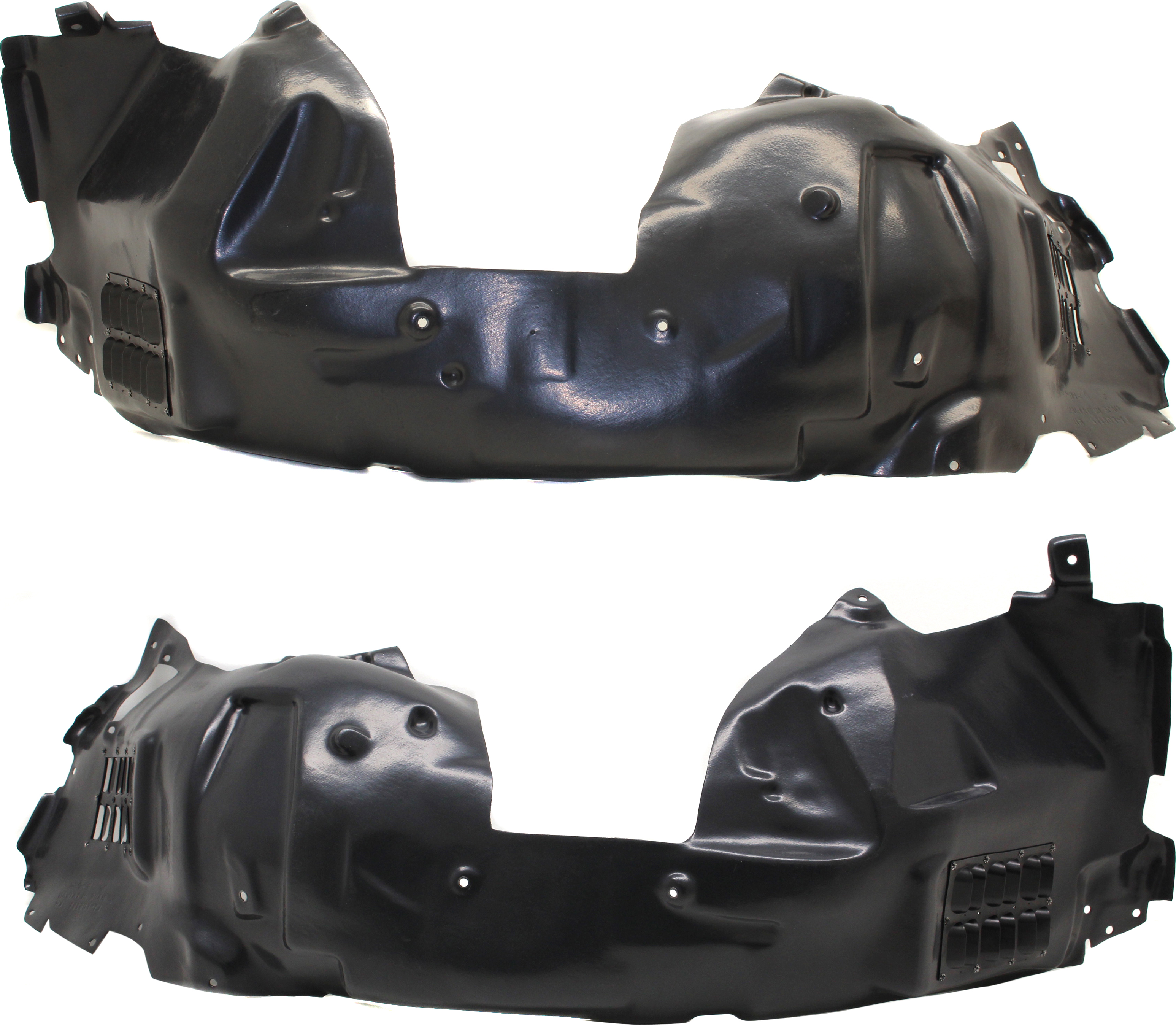 AM MUSTANG 16-20 FRONT FENDER LINER RH AND LH Shelby Model SKU SET RF22210021 Partslink FO1248183 FO1249183 OEM FR3Z16102D FR3Z16103D