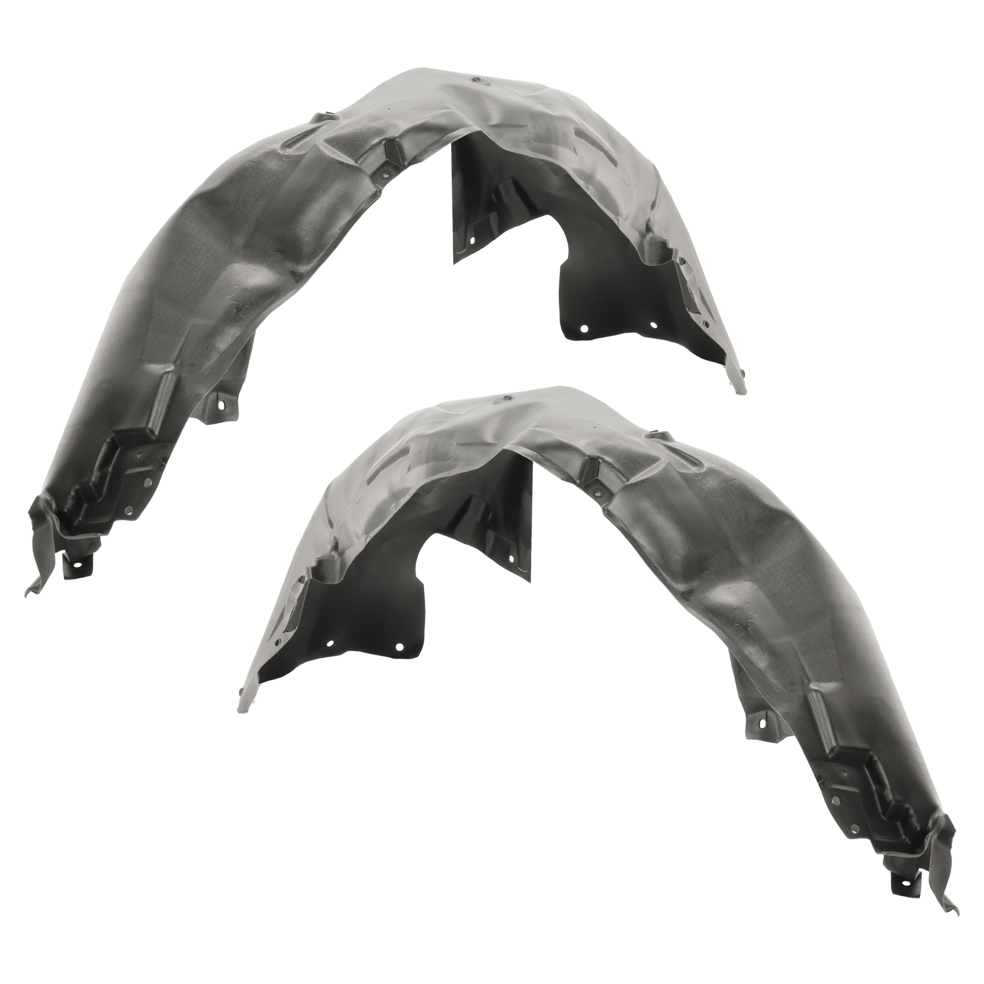 AM MUSTANG 18-23 FRONT FENDER LINER RH AND LH Plastic Injection Form EcoBoost Ecoboost Premium GT Models w o Performance Package w o Sound Insulation Pack CAPA SKU SET RF22210029Q Partslink FO1249189C FO1248189C OEM JR3Z16102A JR3Z16103A