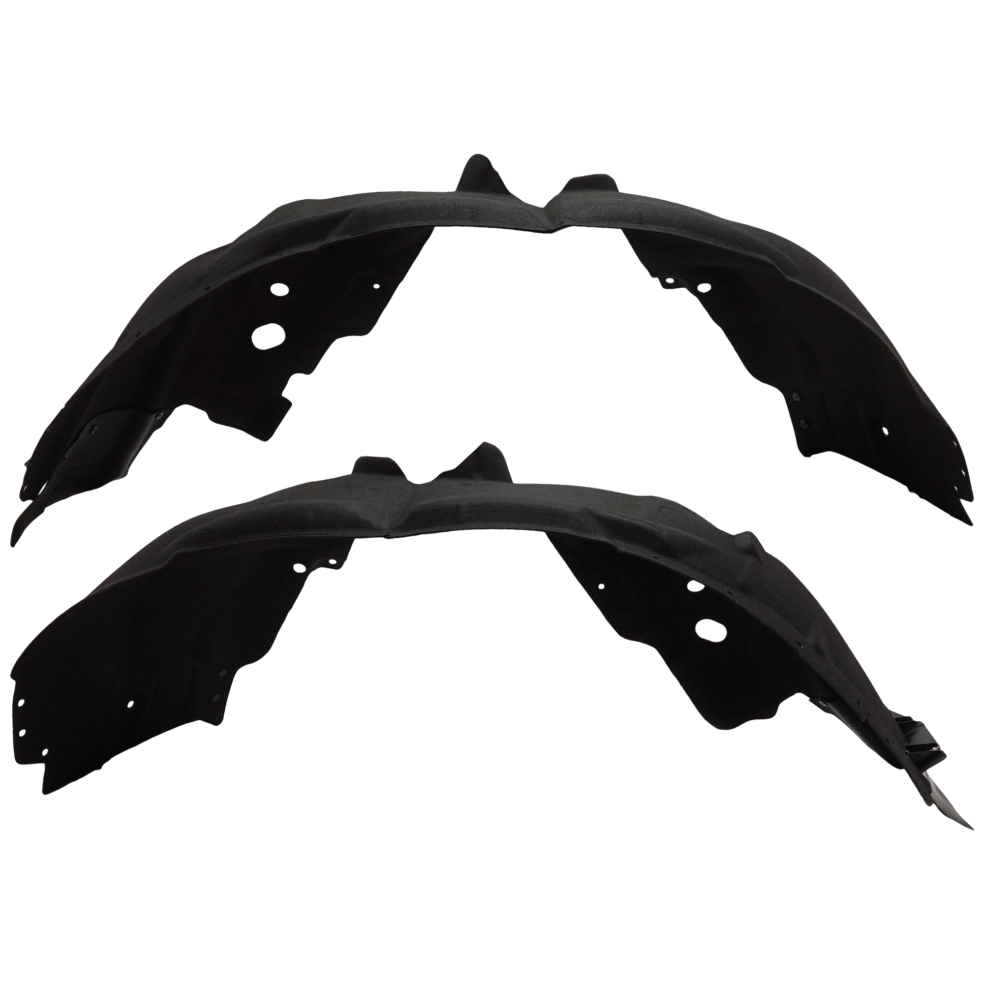 AM EDGE 19-24 FRONT FENDER LINER RH AND LH Plastic Thermo Form SE SEL w o Signature Lighting Models CAPA SKU SET RF22210043Q Partslink FO1249197C FO1248197C OEM KT4Z16102A KT4Z16103A