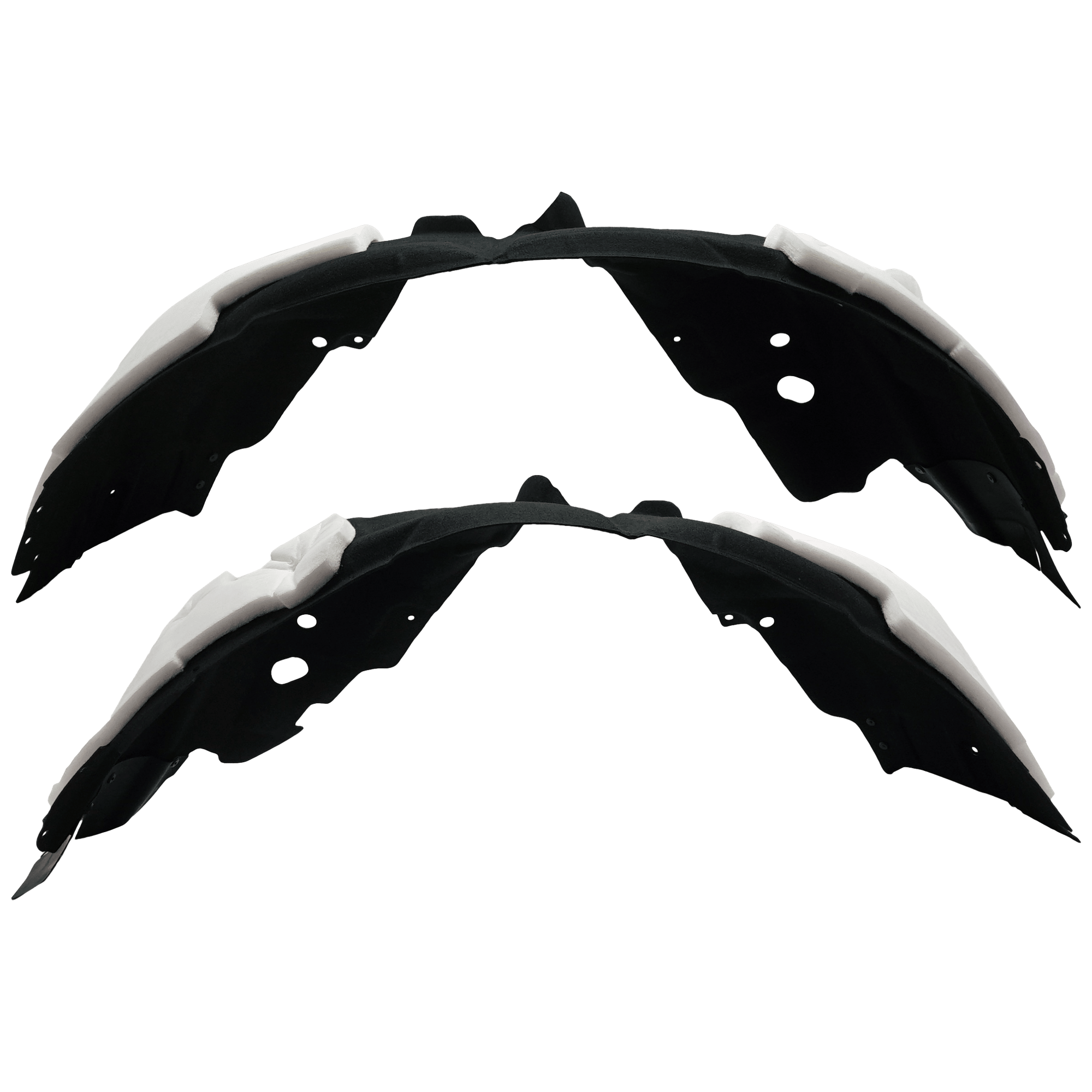 AM EDGE 19-24 FRONT FENDER LINER RH AND LH Plastic Thermo Form SEL w Signature Lighting ST Titanum Models CAPA SKU SET RF22210045Q Partslink FO1248198C FO1249198C OEM KT4Z16102B KT4Z16103B