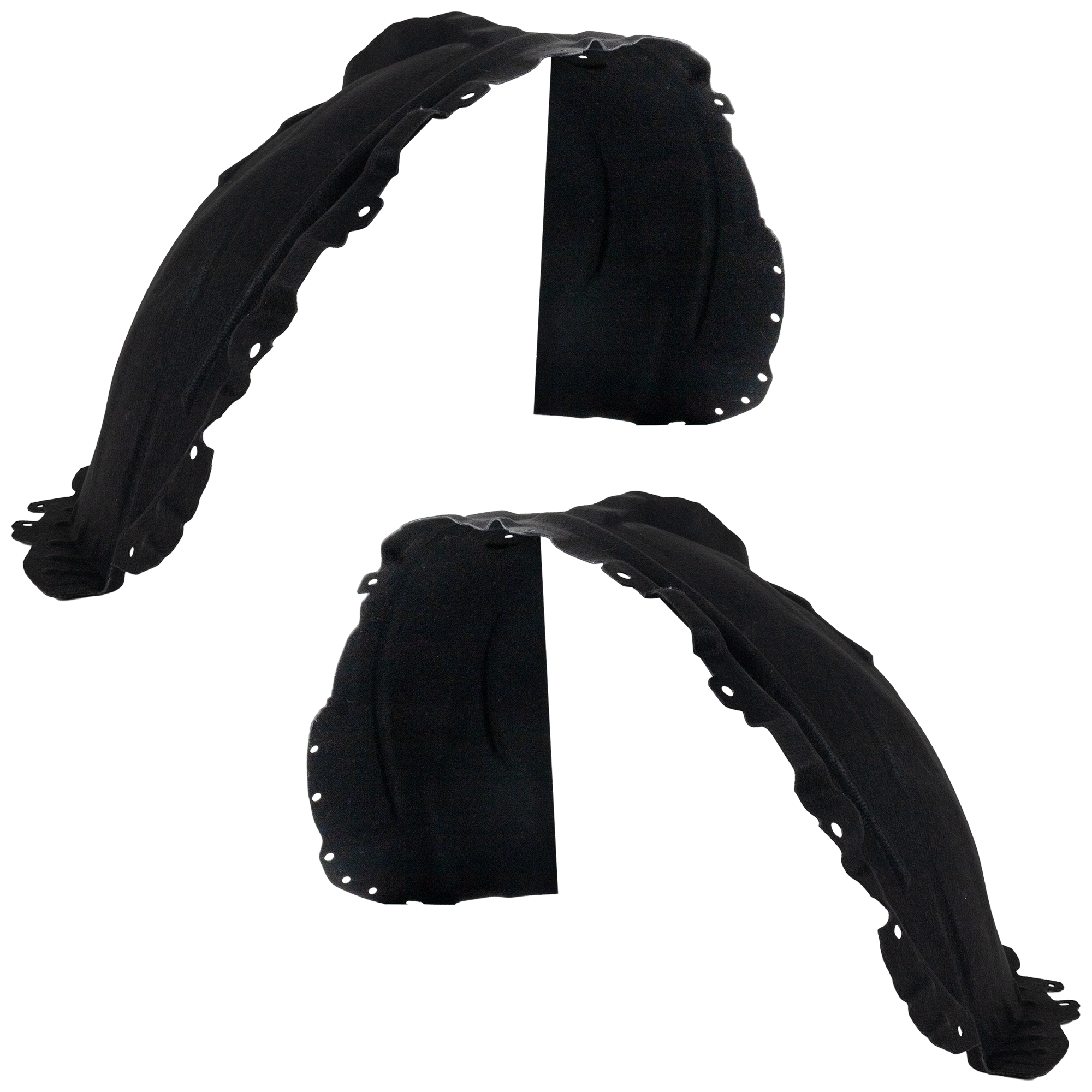 AM BRONCO SPORT 21-24 FRONT FENDER LINER RH AND LH Plastic Heated Form 1.5L Eng. CAPA SKU SET RF22210077Q Partslink FO1248218C FO1249218C OEM M1PZ16102A M1PZ16103A