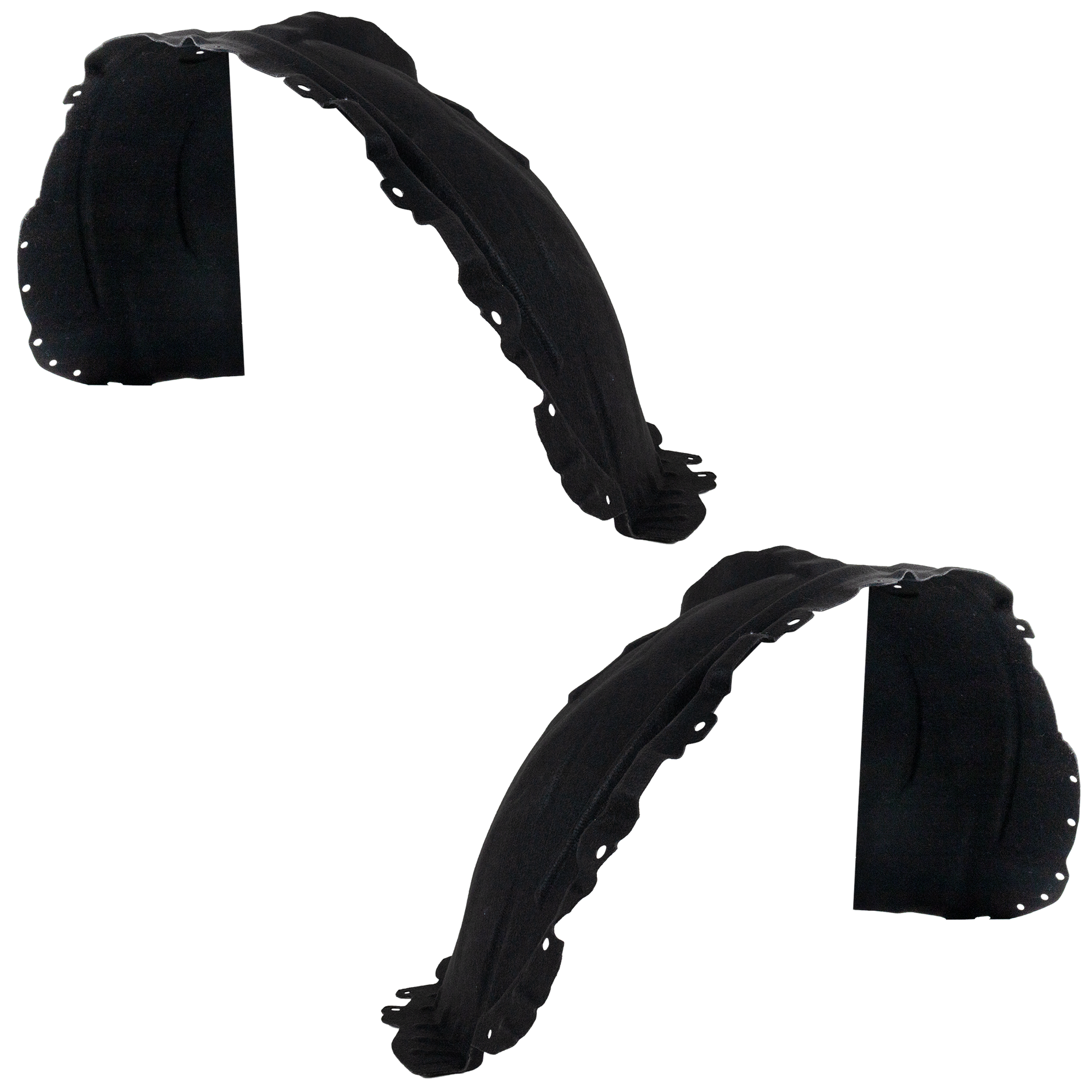AM BRONCO SPORT 21-24 FRONT FENDER LINER RH AND LH Plastic Heated Form 1.5L Eng. SKU SET RF22210077 Partslink FO1248218 FO1249218 OEM M1PZ16102A M1PZ16103A