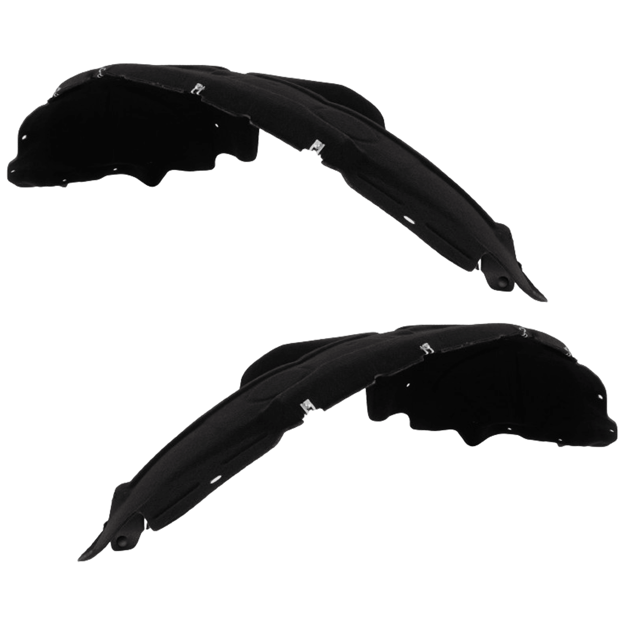 AM BRONCO 21-24 FRONT FENDER LINER RH AND LH Plastic Heated Form SKU SET RF22210091 Partslink FO1248221 FO1249221 OEM M2DZ16102A M2DZ16103A