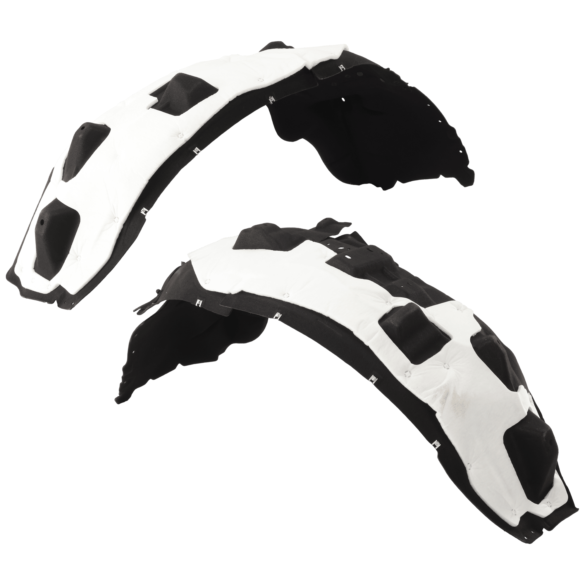 AM EXPEDITION 22-24 FRONT FENDER LINER RH AND LH King Ranch Limited Platinum XL XLT Models Thermo Form w Insulation Foam SKU SET RF22210123 Partslink FO1248224 FO1249224 OEM NL1Z16102E NL1Z16103C