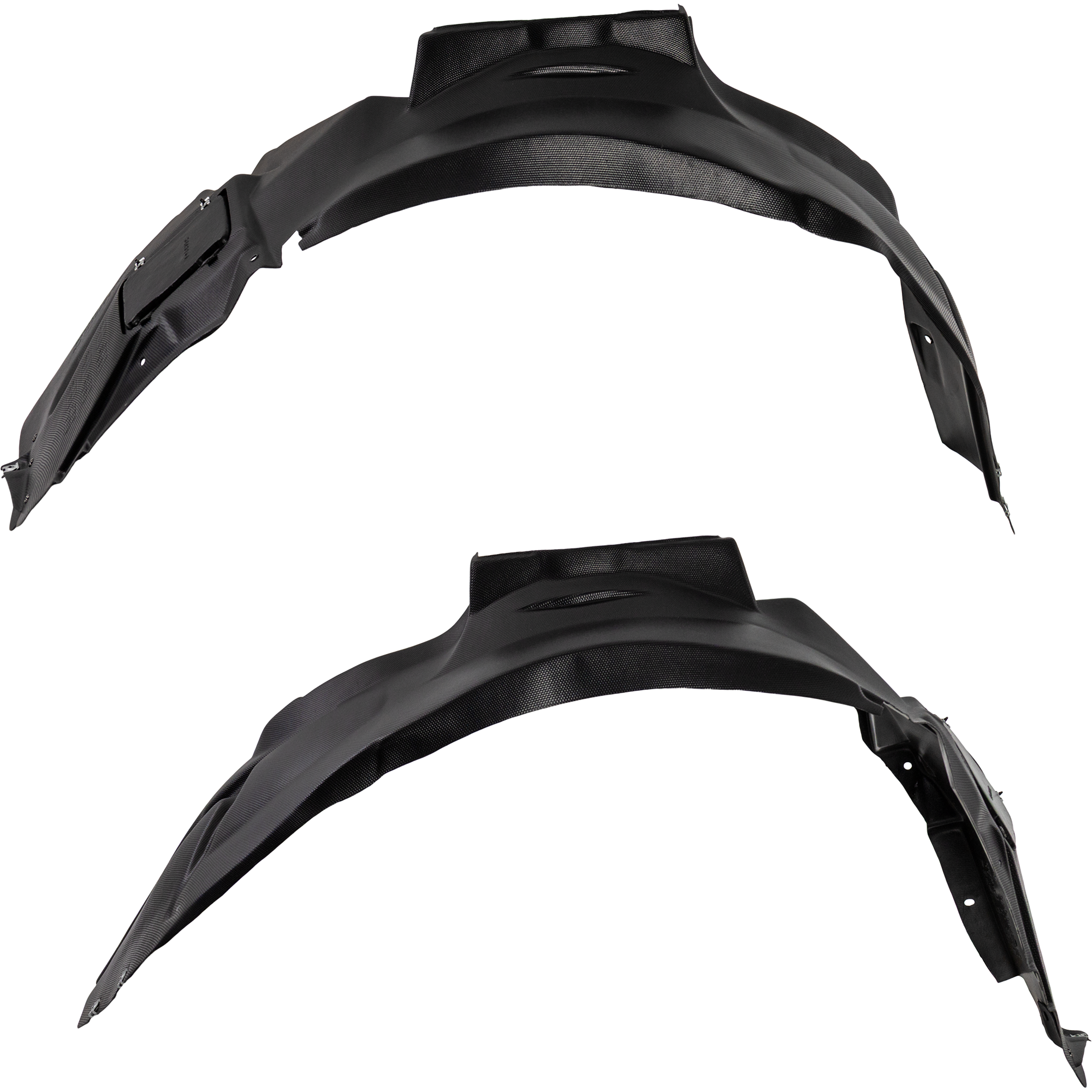 AM FIAT 500-12-19 FRONT FENDER LINER RH AND LH 1957 Retro Edition Easy Gucci Lounge Pop Models Convertible Hatchback Vacuum Form w o Insulation Foam SKU SET RF22210127 Partslink FI1248103 FI1249103 OEM 5182486AC 5182487AC