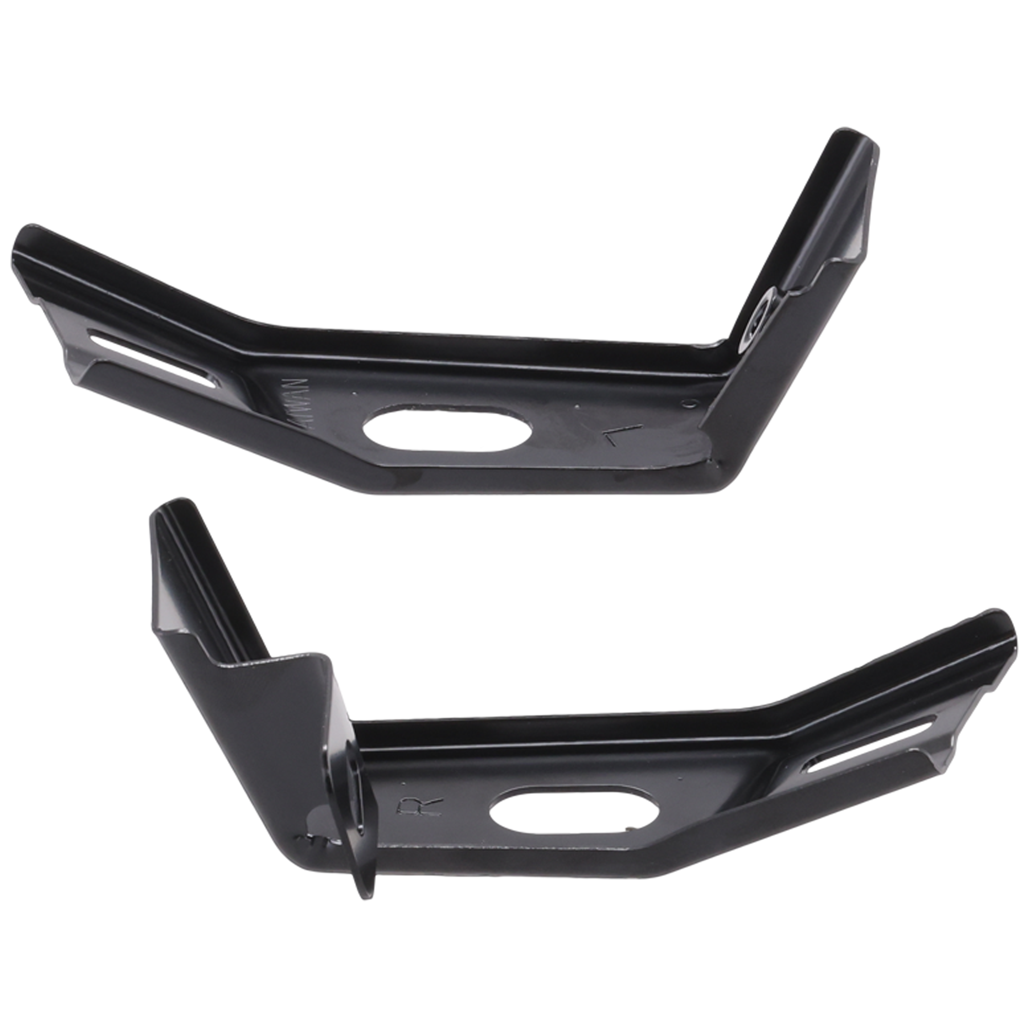 AM BRONCO 21-23 FRONT FENDER SUPPORT RH AND LH Fender Bracket Lower 4 Door SKU SET RF22370029 Partslink FO1244125 FO1245125 OEM M2DZ16C198A M2DZ16C199A