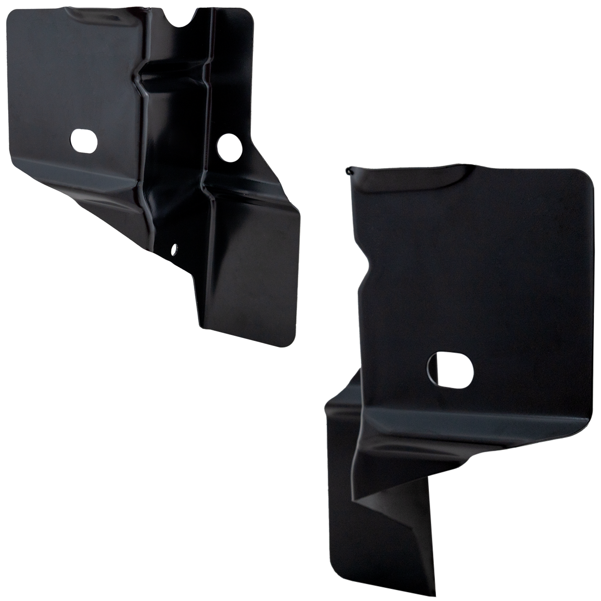 AM MUSTANG 15-22 RADIATOR SUPPORT BRACKET RH AND LH Lower Outer SKU SET RF25260001 Partslink FO1225275 FO1225276 OEM FR3Z16152A FR3Z16153A