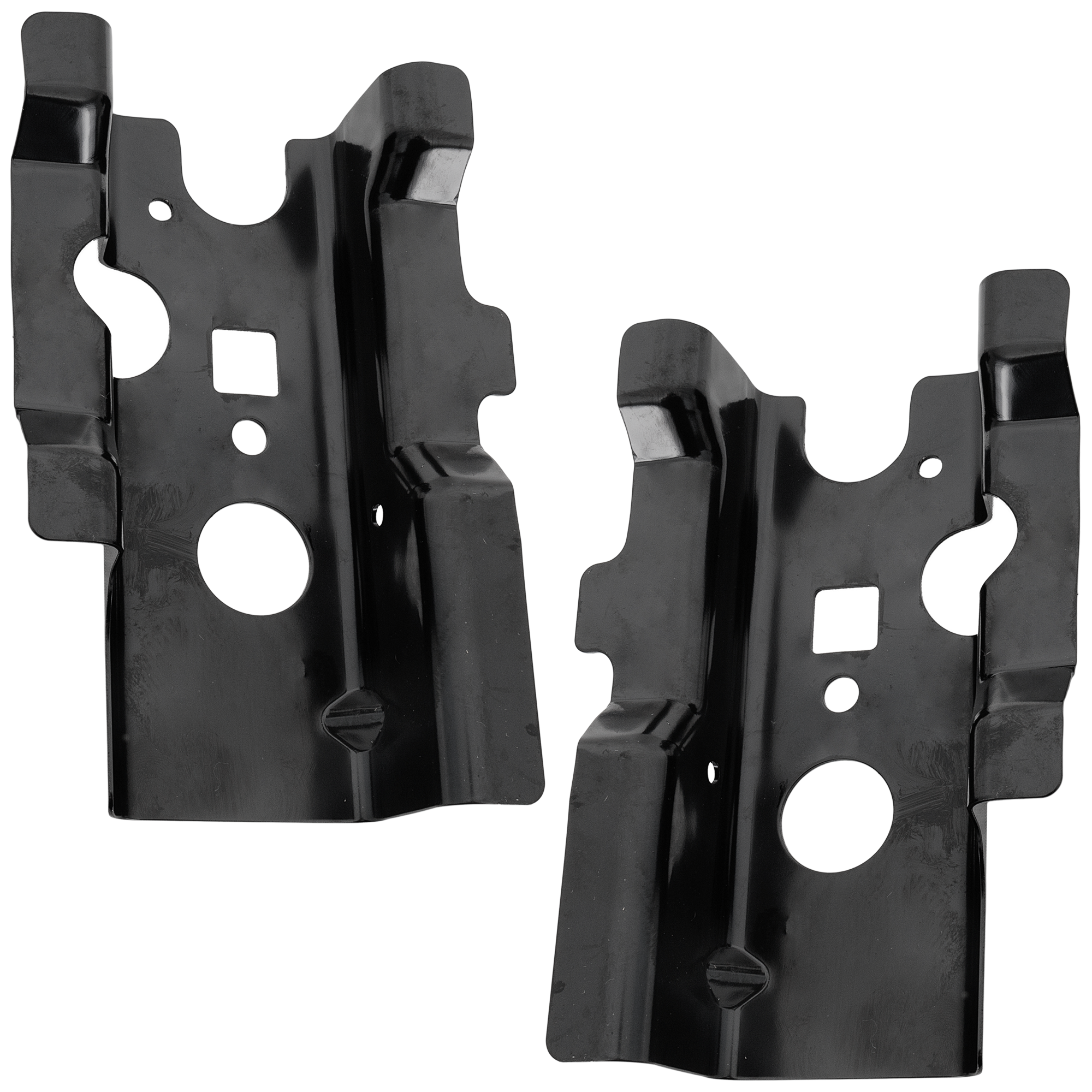 AM MUSTANG 15-22 RADIATOR SUPPORT BRACKET RH AND LH Lower Inner SKU SET RF25260003 Partslink FO1225277 FO1225278 OEM FR3Z16152B FR3Z16153B