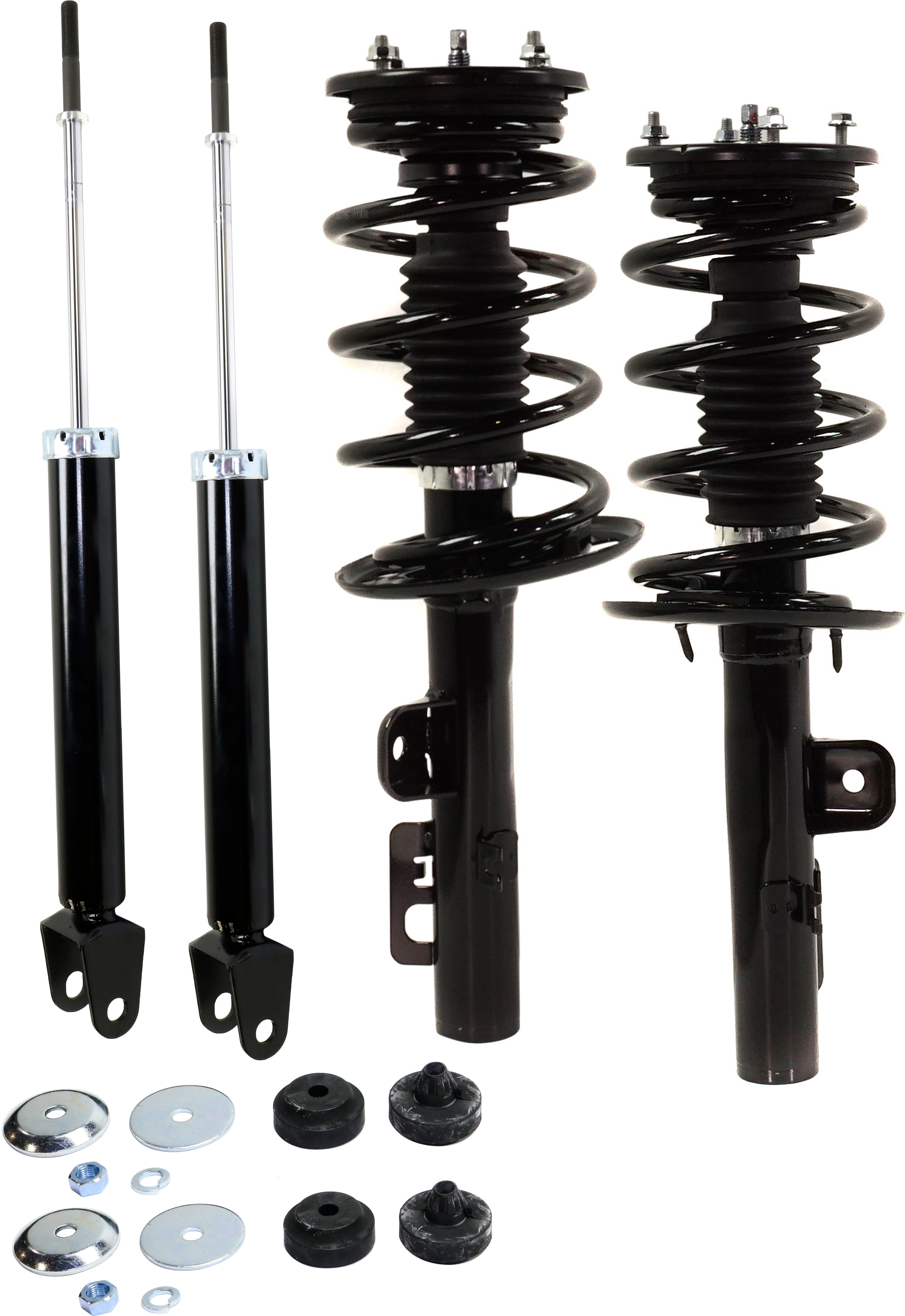 AM TAURUS 10-12 FRONT AND REAR SHOCK AND FULLY LOADED STRUT RH AND LH Set of 4 SKU SET RF28050051-4 OEM 172532-811017-501725329-133587