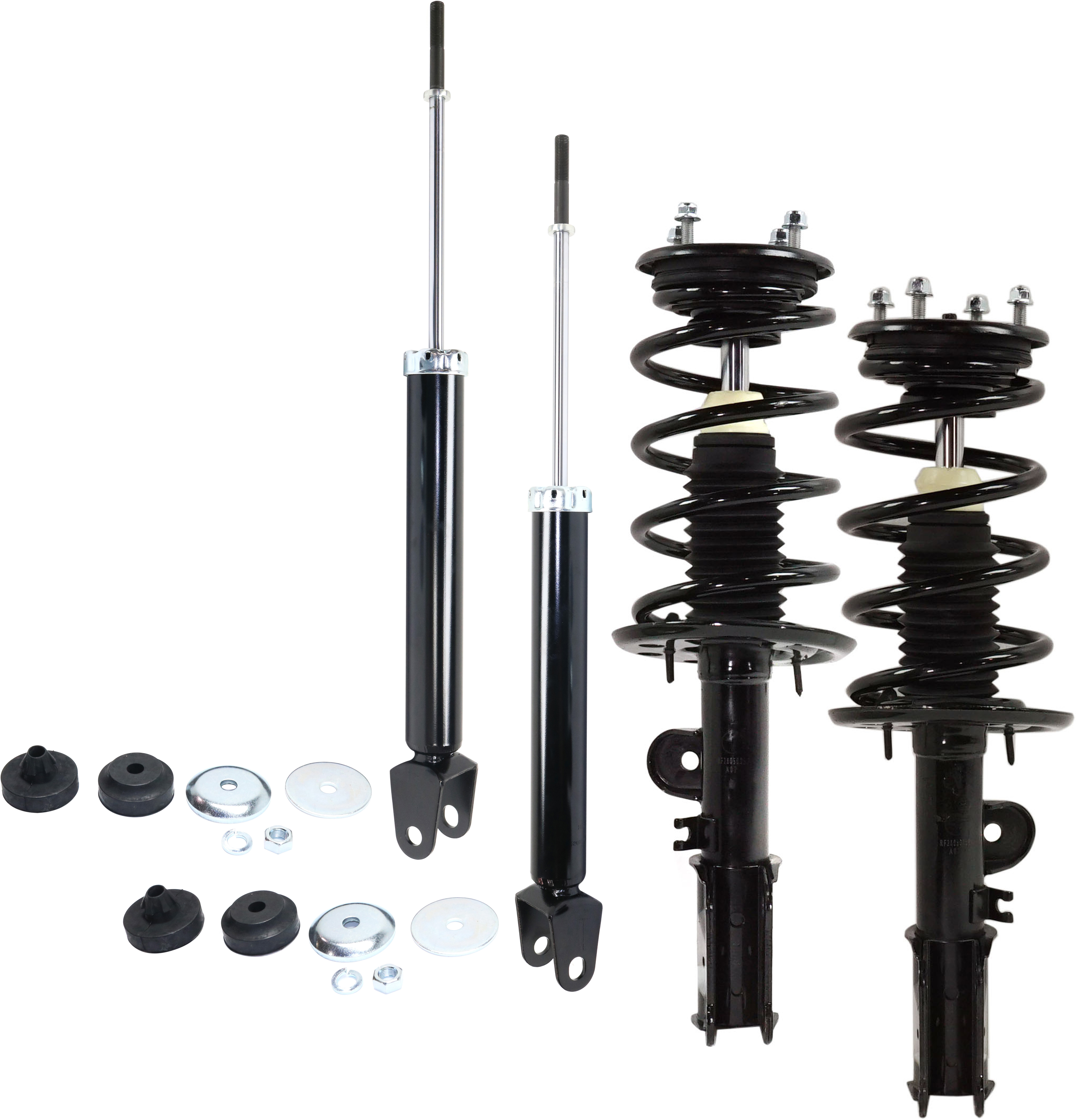 AM TAURUS 13-18 FRONT AND REAR SHOCK AND FULLY LOADED STRUT RH AND LH Set of 4 SKU SET RF28050057-4 OEM 4333489L 272653-1333489L DG1Z1