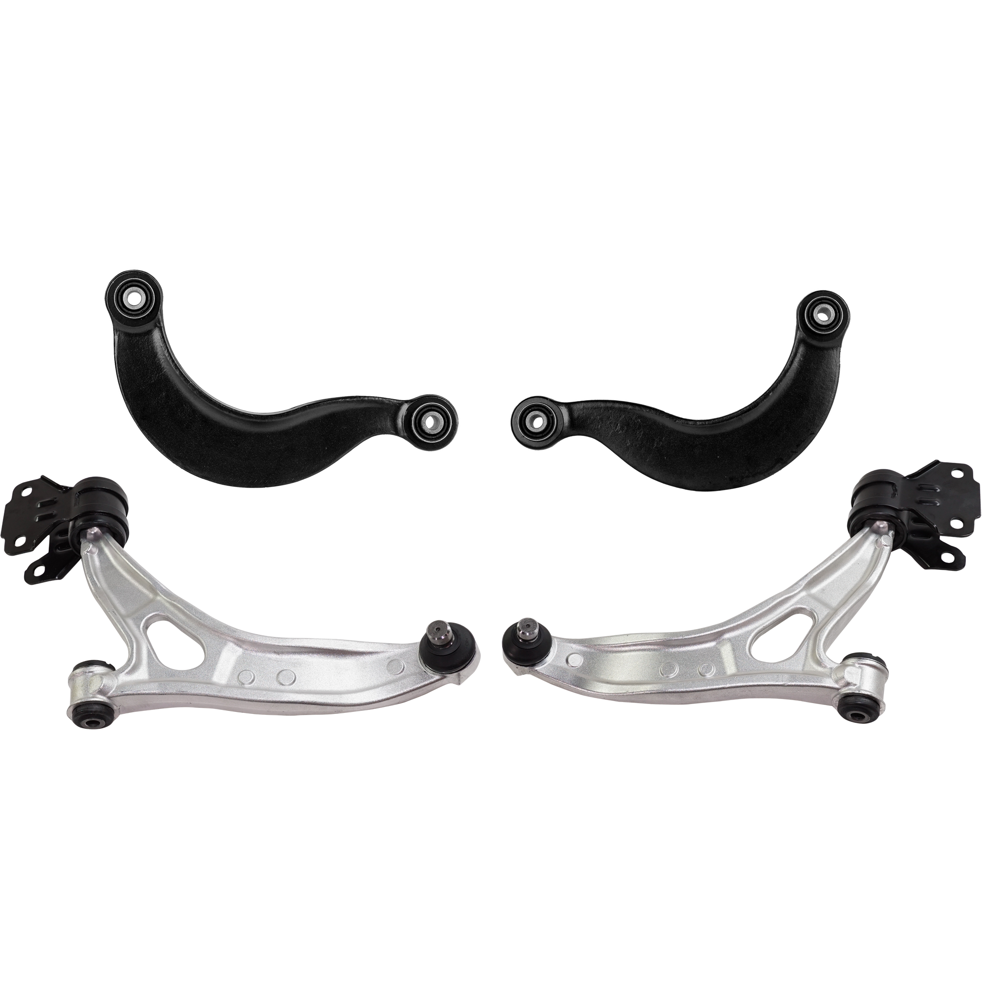 AM C MAX 13-18 FOCUS 12-18 FRONT AND REAR CONTROL ARM RH AND LH Upper and Lower SKU SET RF28150025-4 OEM BV6Z3079G CV6Z3079B BV6Z3079C