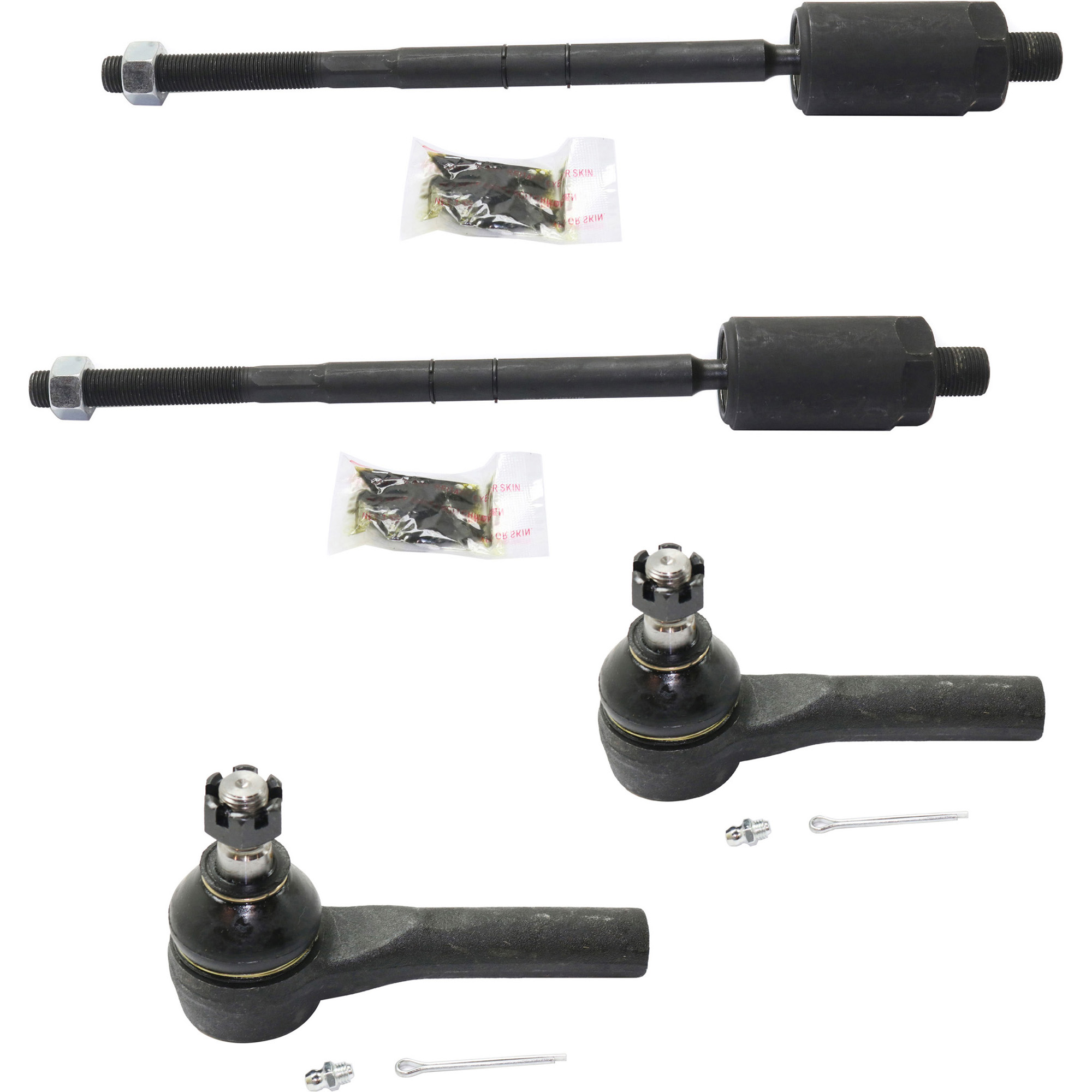 AM EXPLORER SPORT 02-02 EXPLORER MOUNTAINEER 04-05 FRONT TIE ROD END RH AND LH Inner and Outer SKU SET RF28210002-4 A OEM 1L2Z3280CA 2693274-4011937-401
