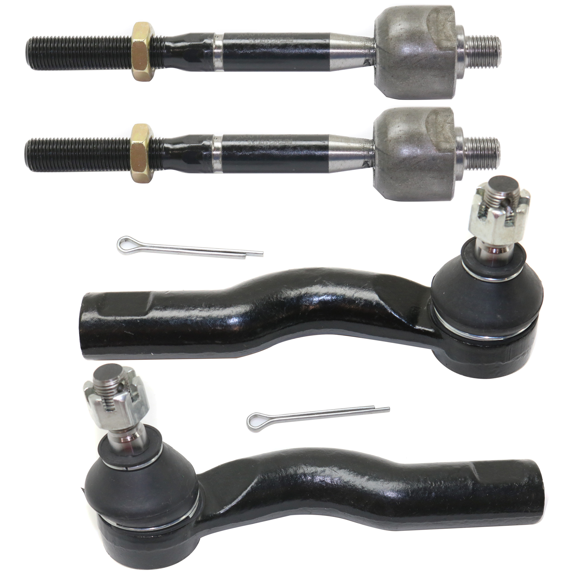 AM FUSION 10-12 MILAN 10-11 MKZ 11-12 FRONT TIE ROD END RH AND LH Inner and Outer Fusion 2.5L 3.0L Eng. SKU SET RF28210015-4 OEM AE5Z3280A AE5Z3A130C AE5Z3A130