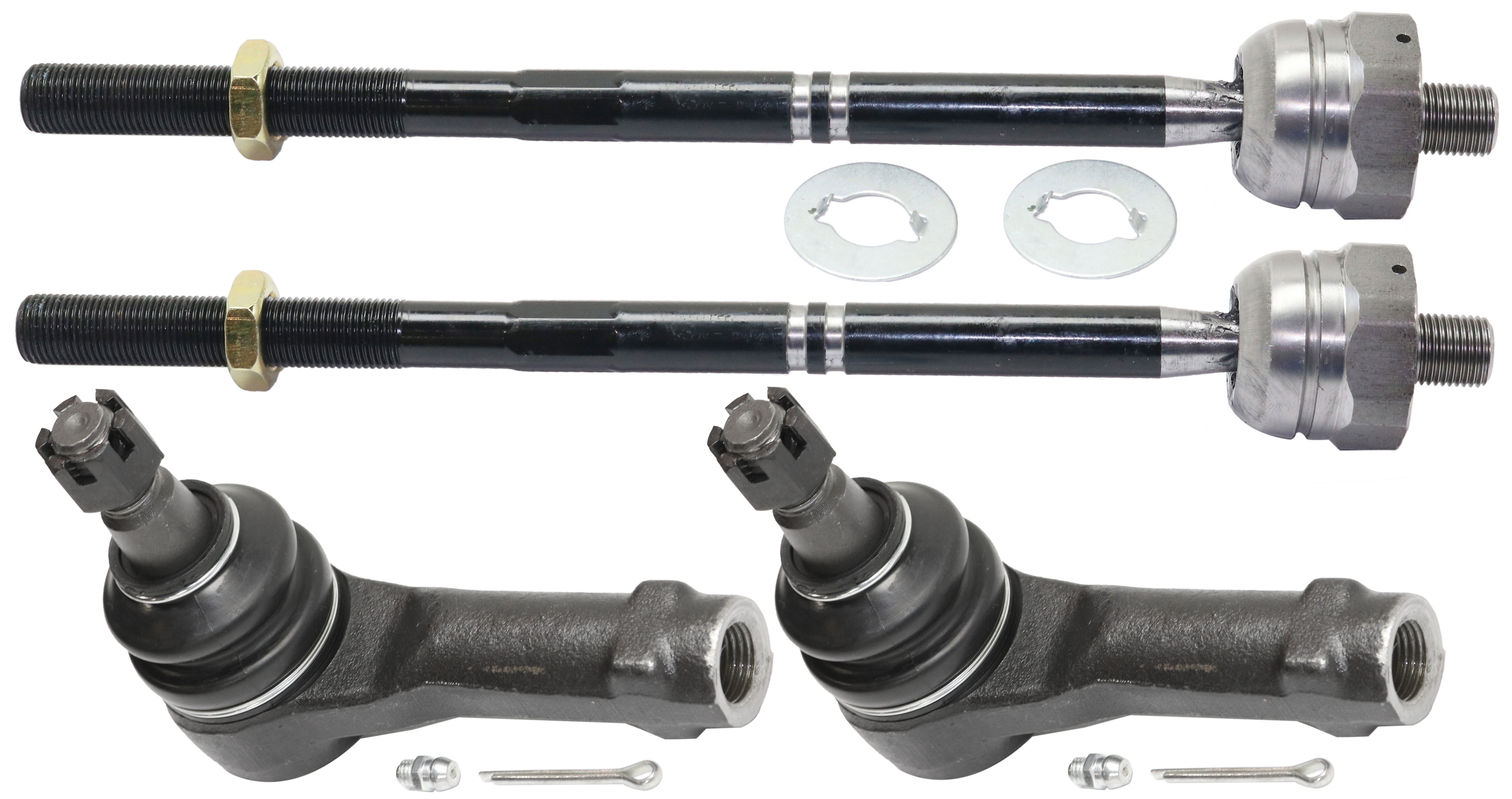 AM MARK LT 06-08 F 150-07-08 FRONT TIE ROD END RH AND LH 4WD Inner and Outer SKU SET RF28210020-4 OEM 4051133-6L3Z3280B 4L3Z3A130CA
