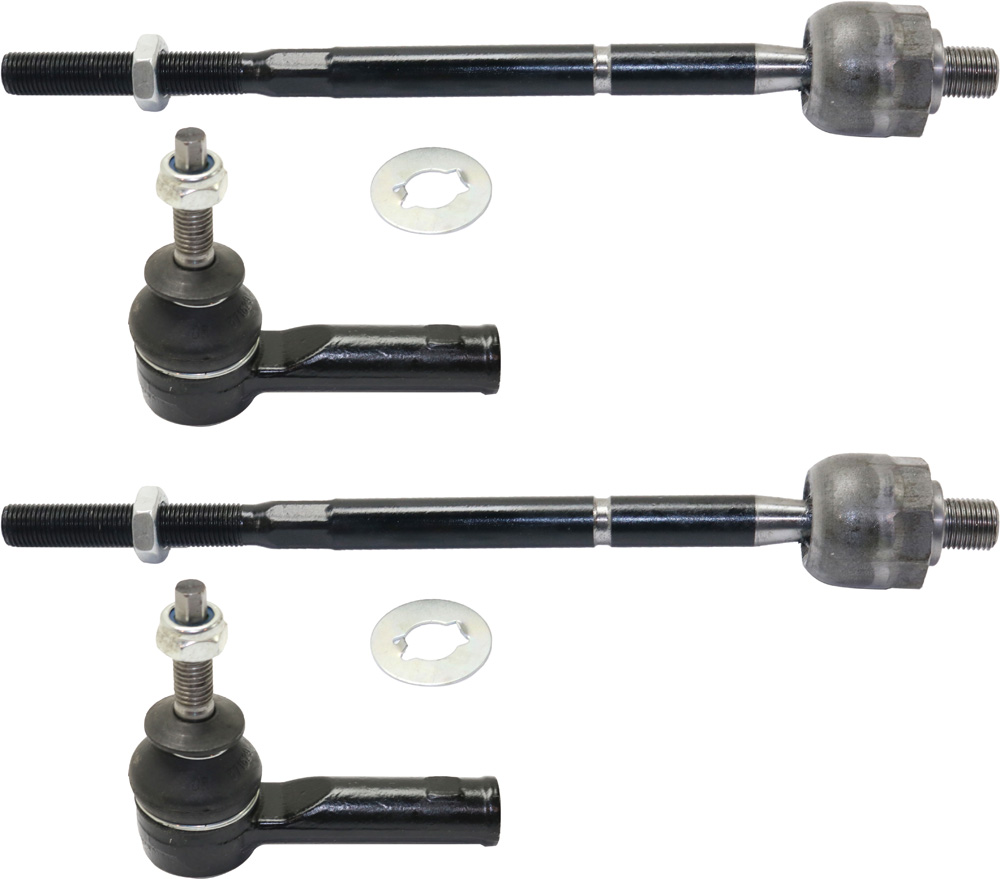 AM MKT 13-16 POLICE INTERCEPTOR UTILITY 17-17 FRONT TIE ROD END RH AND LH Inner and Outer SKU SET RF28210024-4 OEM BB5Z3280A BB5Z3A130B