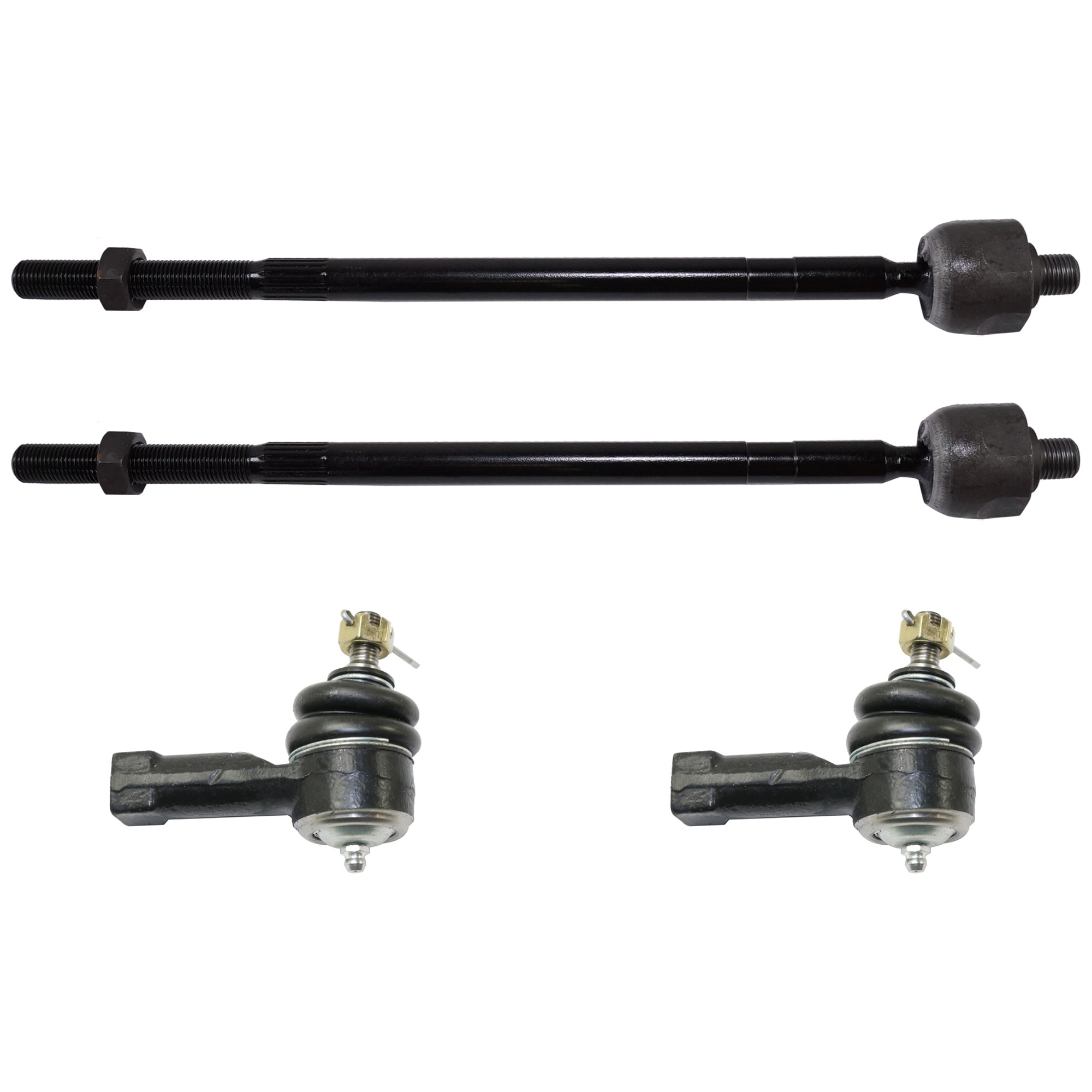 AM FOCUS 06-07 FRONT TIE ROD END RH AND LH Inner and Outer Set of 4 SKU SET RF28210029-4 OEM 2695593-4012236-4051175-405117