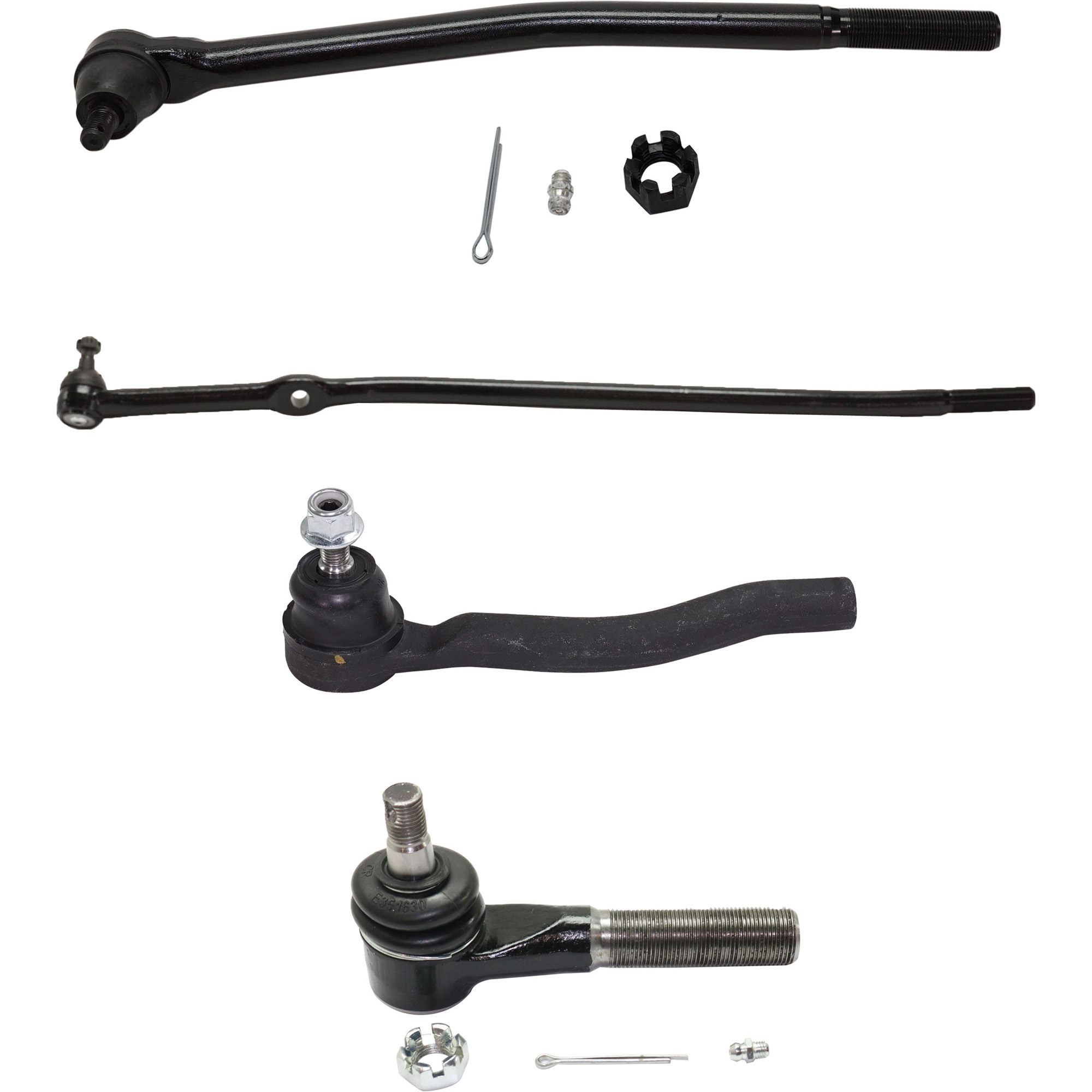 AM ECONOLINE VAN 92-05 E 250-03-06 FRONT TIE ROD RH AND LH Inner and Outer SKU SET RF28210034-4 OEM 1285009-2695119-4051062-405106