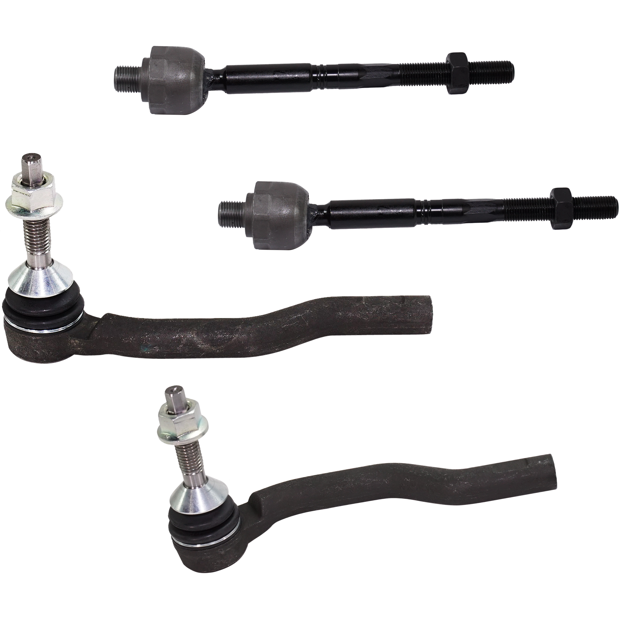 AM FUSION 13-20 EDGE 15-21 FRONT TIE ROD END RH AND LH Inner and Outer SKU SET RF28210048-4 OEM DG9Z3280A F2GZ3A130A F2GZ3A130