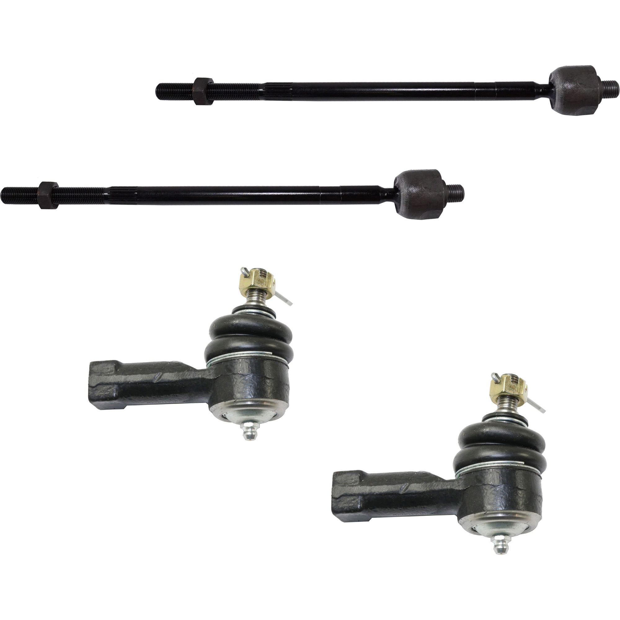AM FOCUS 06-07 FRONT TIE ROD RH AND LH Inner and Outer Set of 4 SKU SET RF28210067-4 OEM 2695593-4012236-4051175-405117