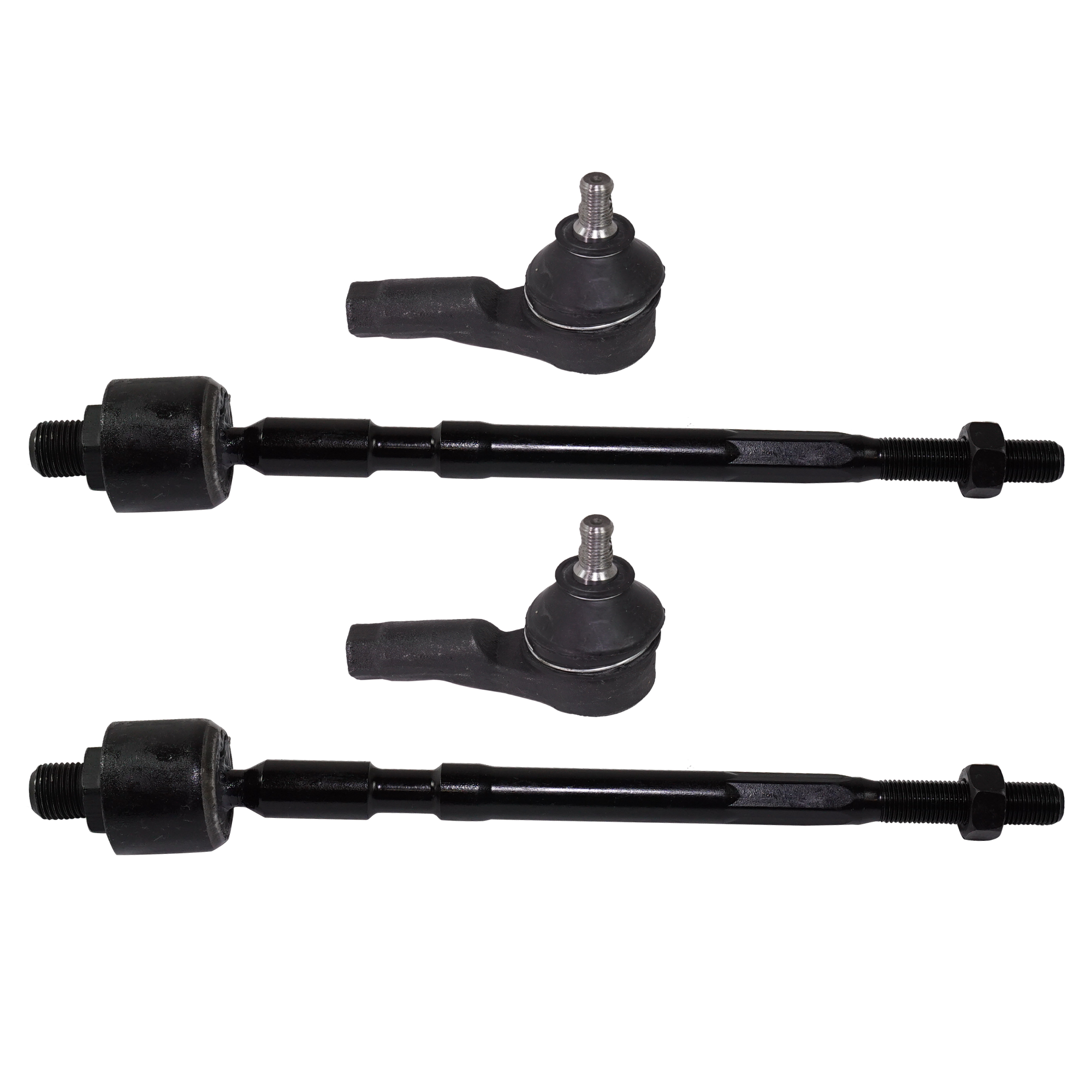 AM FESTIVA 90-93 FRONT TIE ROD END RH AND LH Inner and Outer SKU SET RF28210069-4 OEM 353001-1013903-2692748-4011439