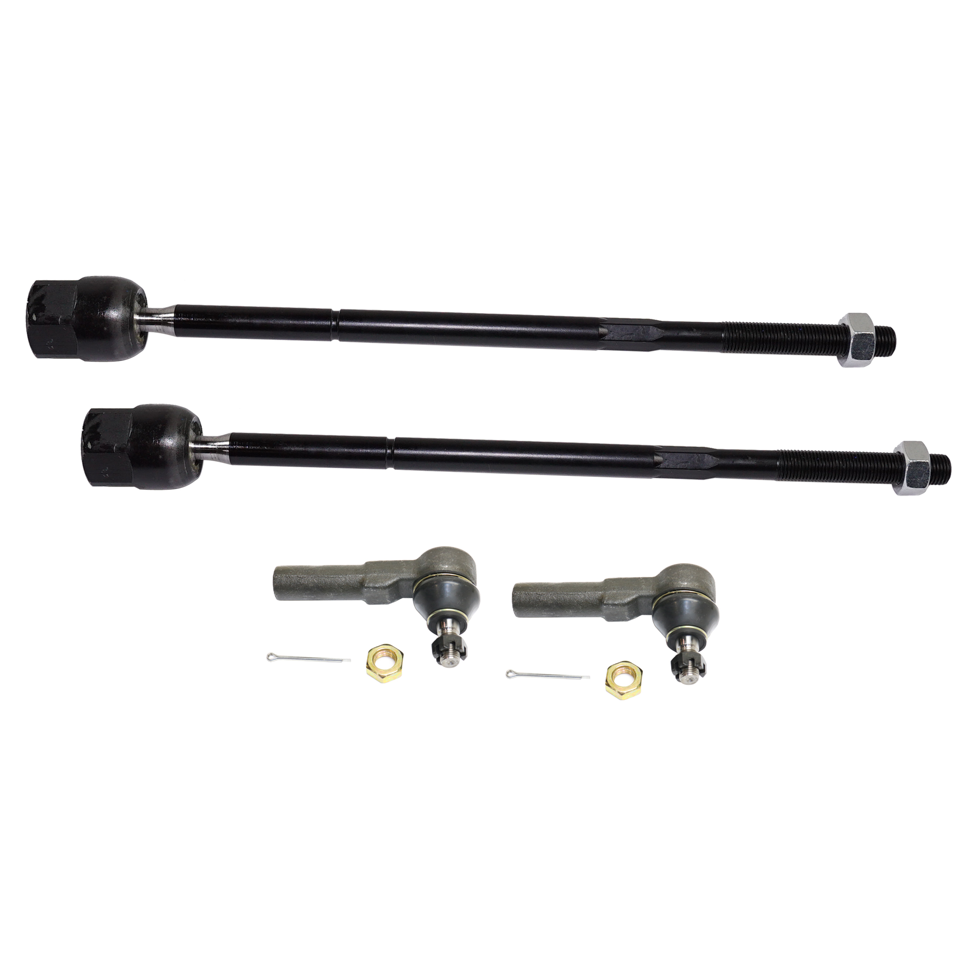 AM FREESTAR MONTEREY 04-07 FRONT TIE ROD RH AND LH Inner and Outer SKU SET RF28210077-4 OEM 2695601-4051183-3F2Z3280AA 45A