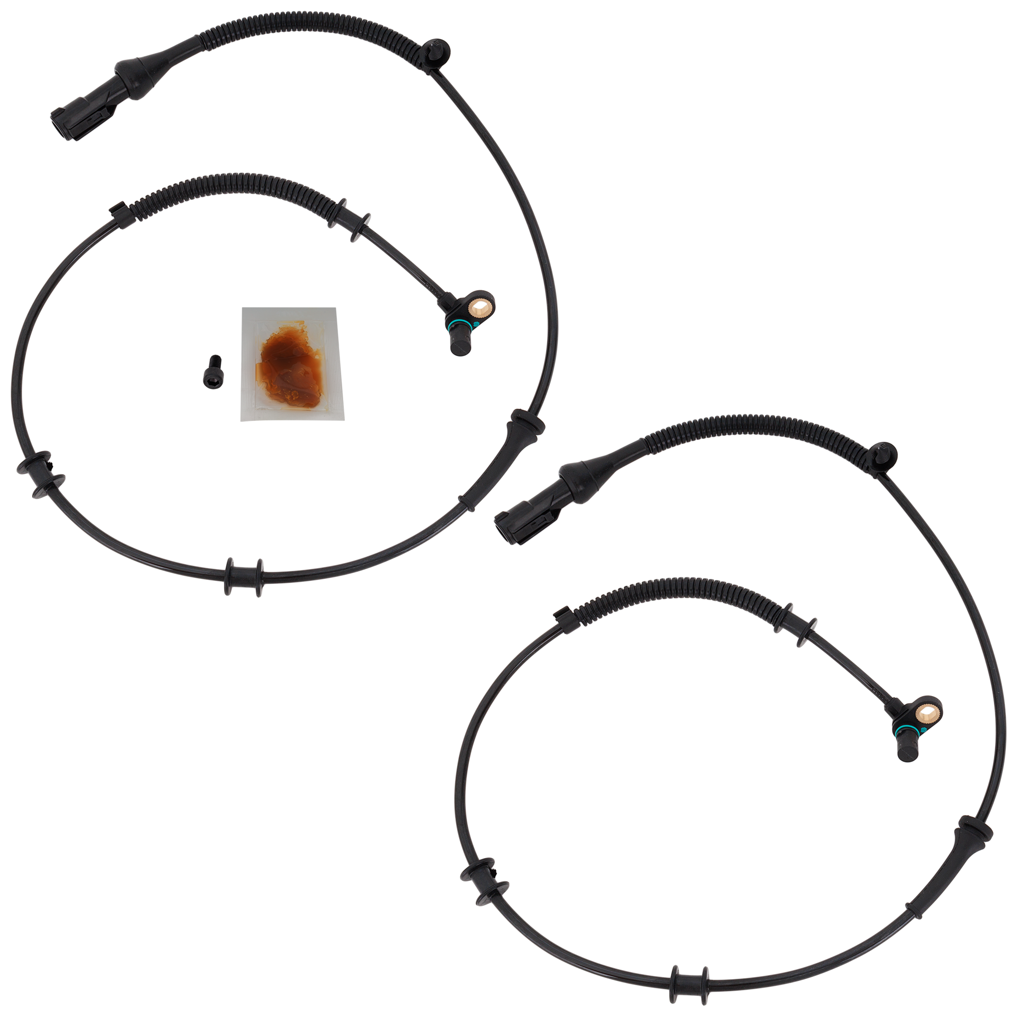 AM F 150-04-05 FRONT ABS SPEED SENSOR RH AND LH Wheel Mounted AWD SKU SET RF31080042-2 OEM 4L3Z2C204AB
