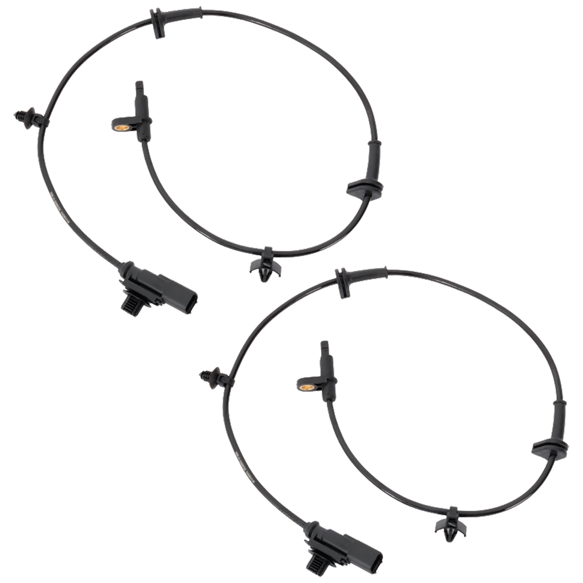 AM FIESTA 14-19 FRONT ABS SPEED SENSOR RH AND LH Wheel Mounted SKU SET RF31080053-2 OEM AE8Z2C204B