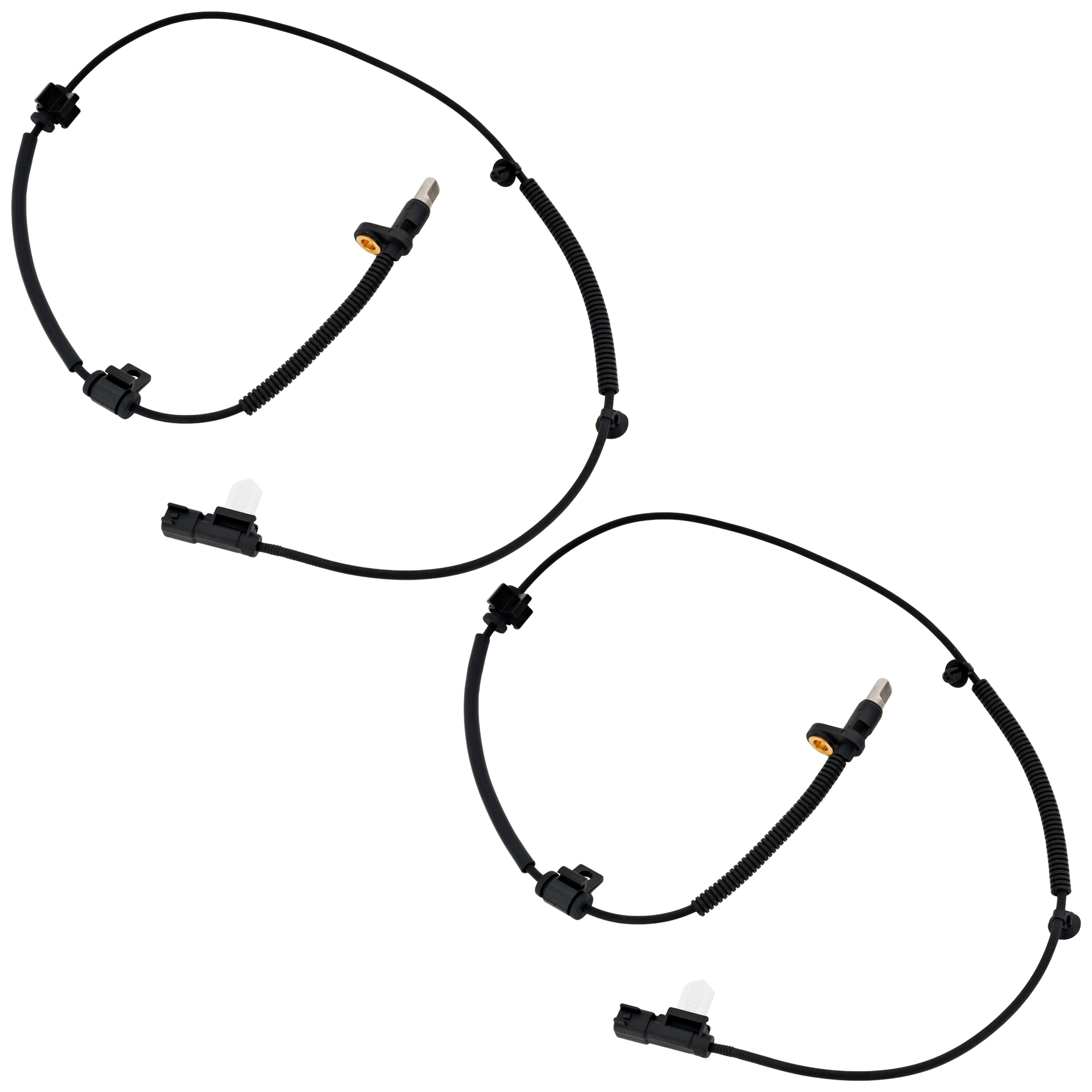 AM F SERIES SUPER DUTY 13-16 FRONT ABS SPEED SENSOR RH AND LH Wheel Mounted w Twin I Beam Suspension w Stability Control SKU SET RF31080060-2 OEM DC3Z2C204C