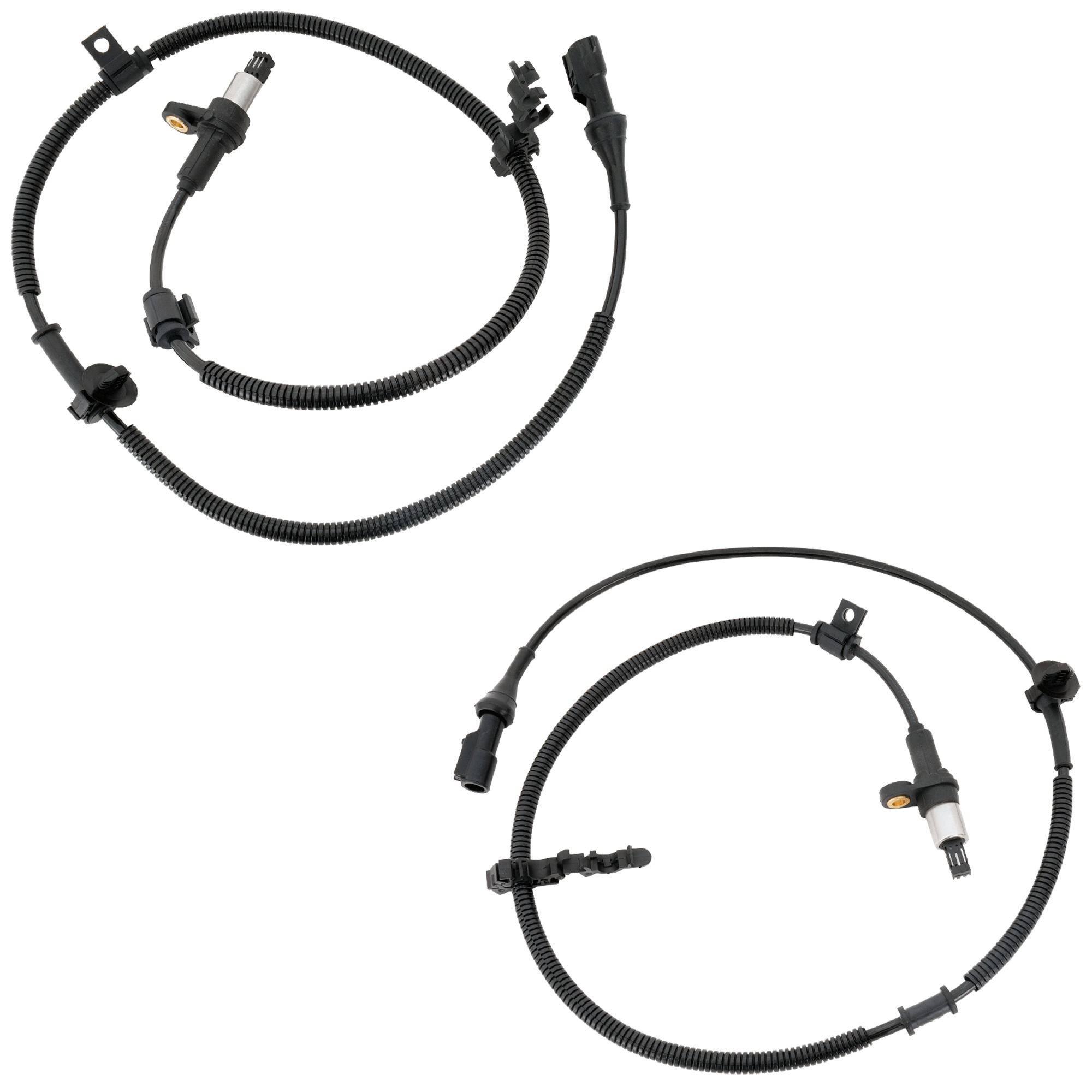 AM F SERIES SUPER DUTY 99-04 EXCURSION 00-05 FRONT ABS SPEED SENSOR RH AND LH Spindle Mounted RWD SKU SET RF31080109 OEM F81Z2C204AD F81Z2C205AD