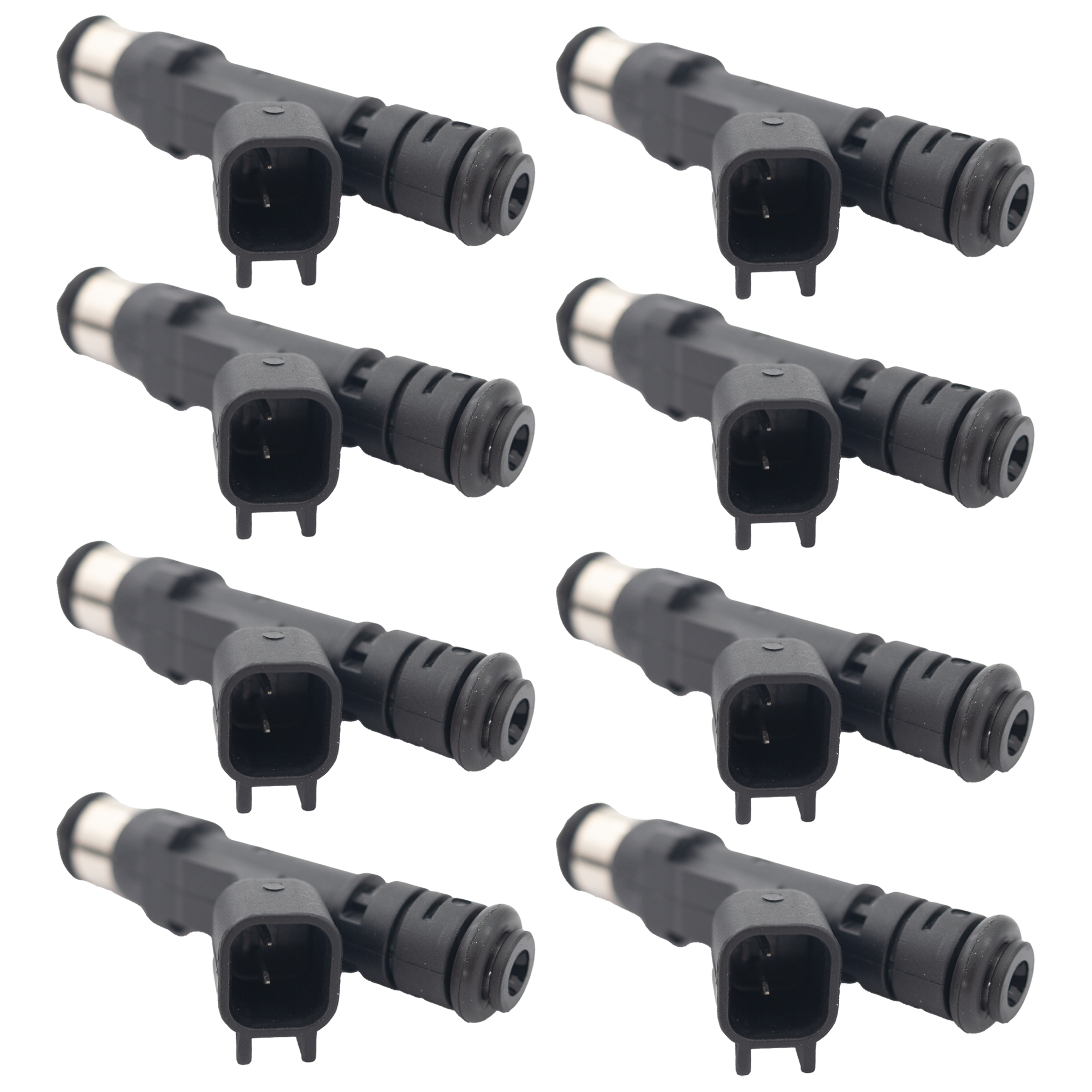 AM EXPEDITION 09-14 F 150-09-10 FUEL INJECTOR 2 Male Blade Terminal Top Feed System Type Set of 8 SKU SET RF31430010-8 OEM 9L3Z9F593B